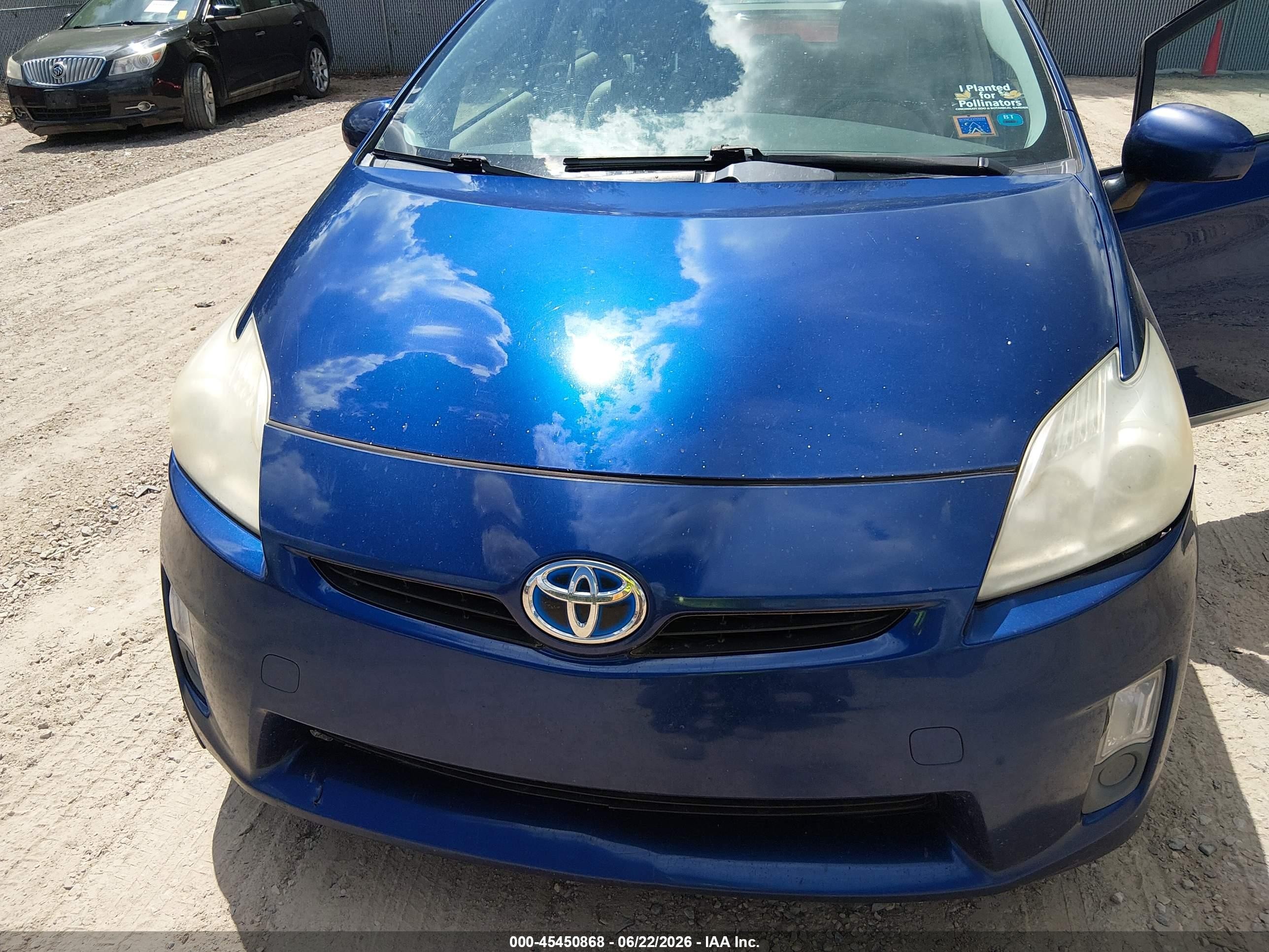 2011 Toyota Prius Four Blue vin: JTDKN3DU7B0294685