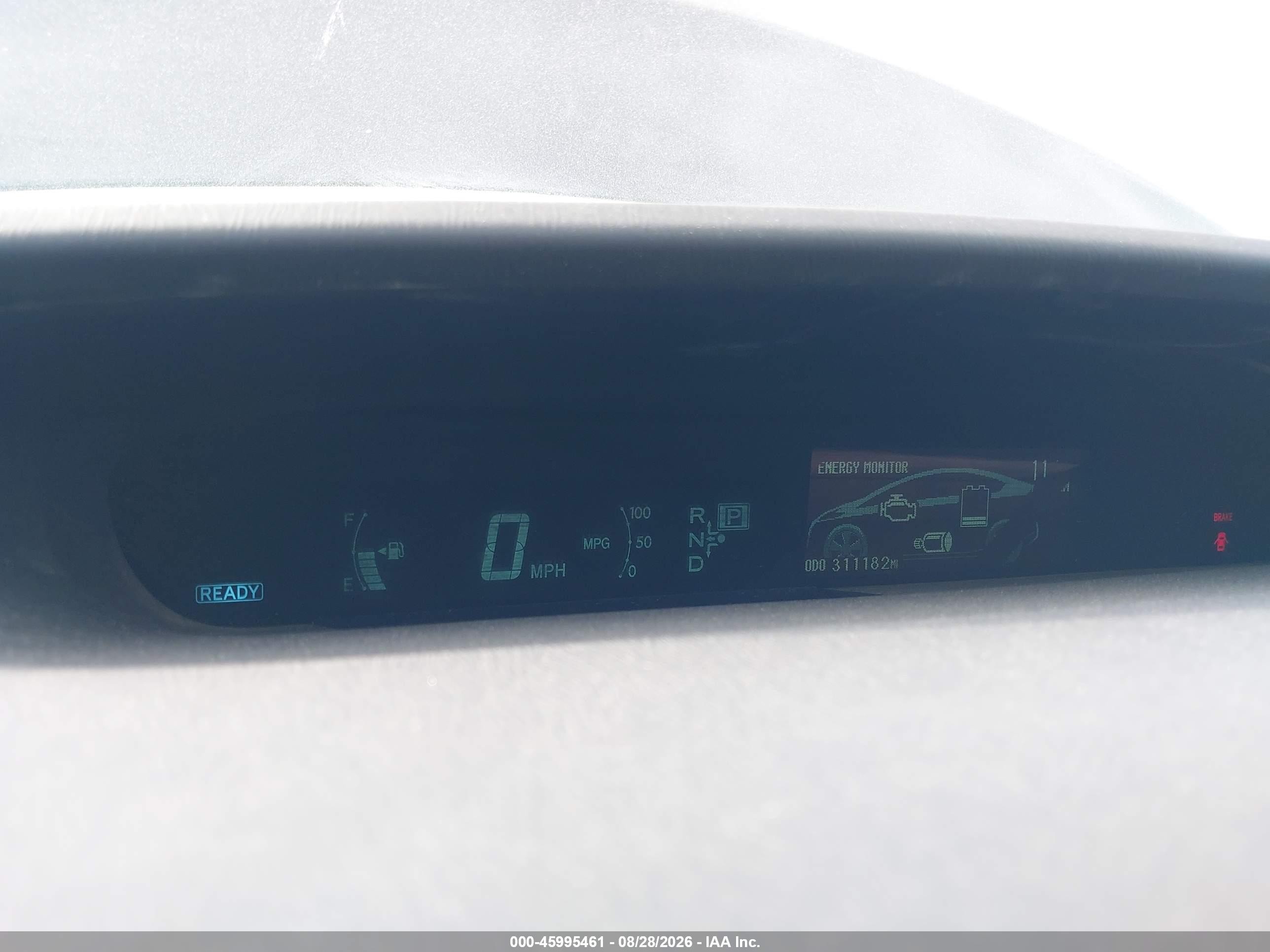 2011 Toyota Prius Two Gray vin: JTDKN3DU7B0300632