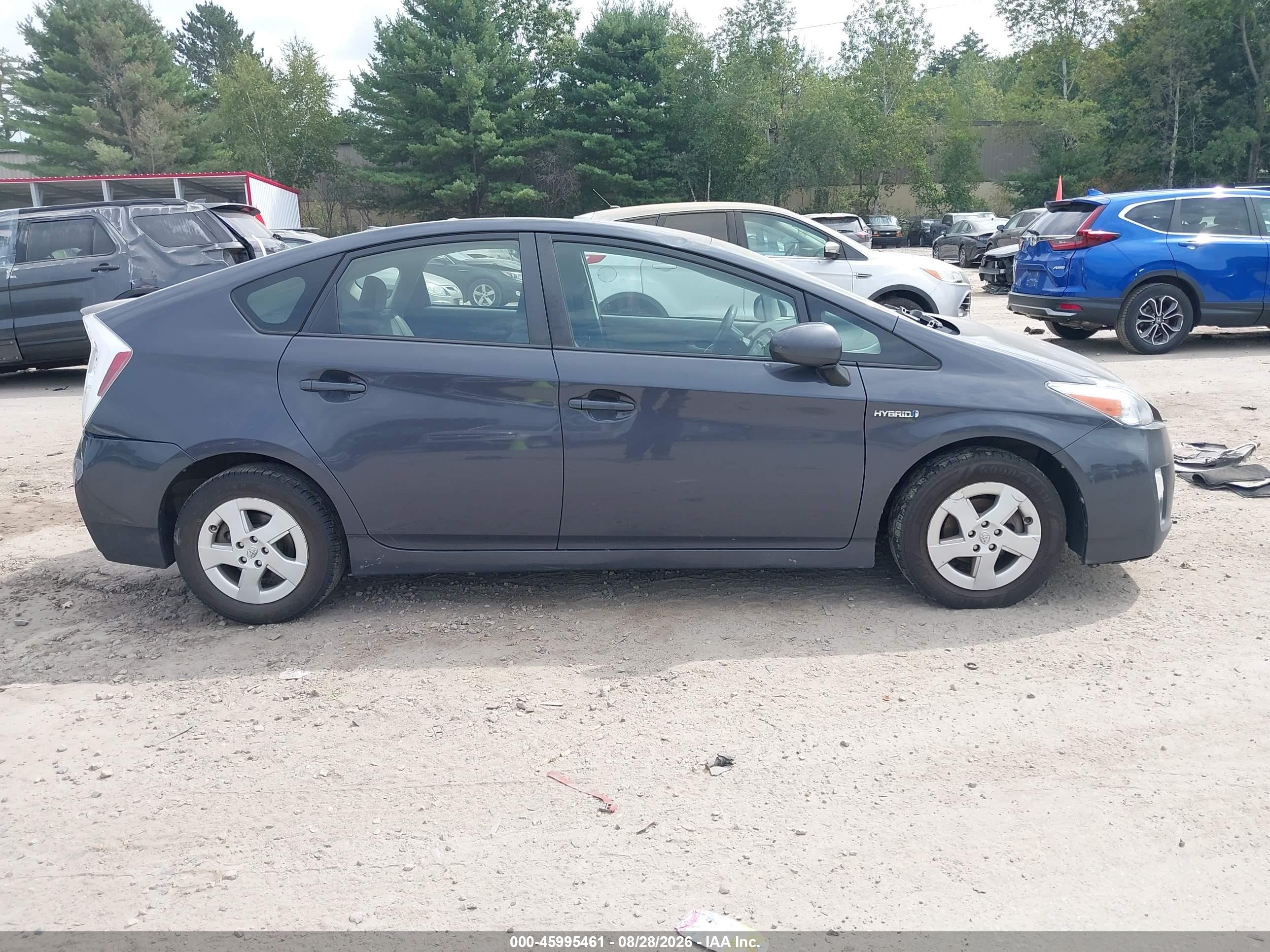 2011 Toyota Prius Two Gray vin: JTDKN3DU7B0300632