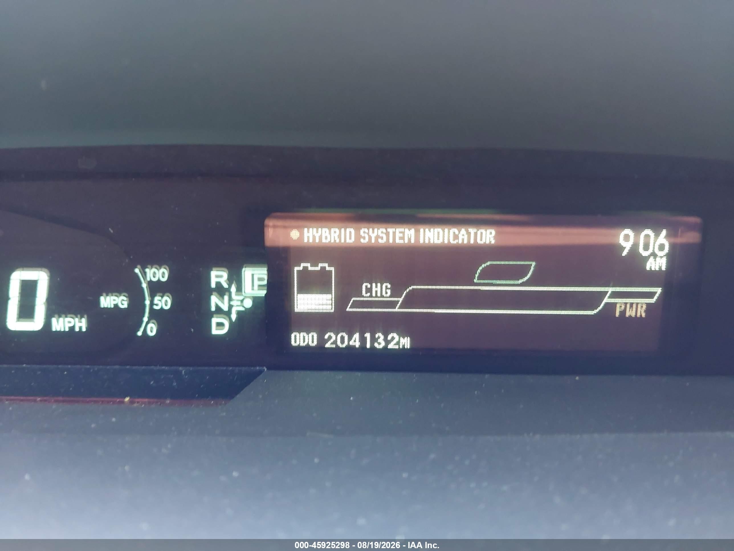 2011 Toyota Prius Three Белый vin: JTDKN3DU7B0321657