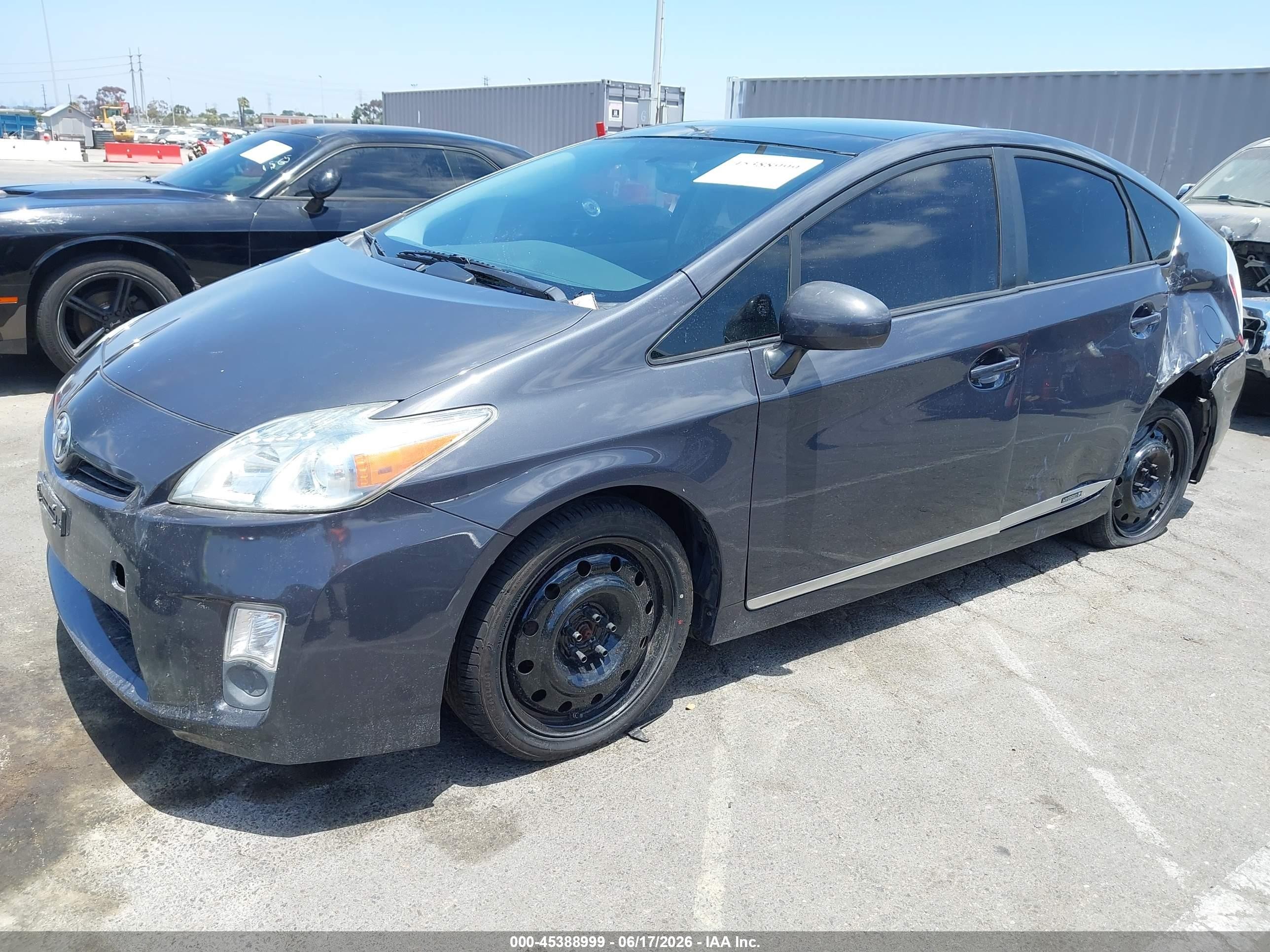 2011 Toyota Prius Four Gray vin: JTDKN3DU7B1365720