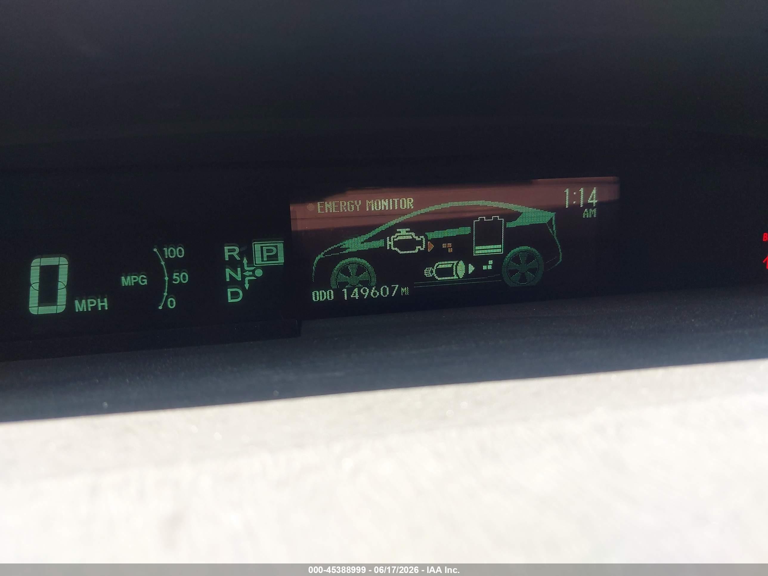 2011 Toyota Prius Four Gray vin: JTDKN3DU7B1365720