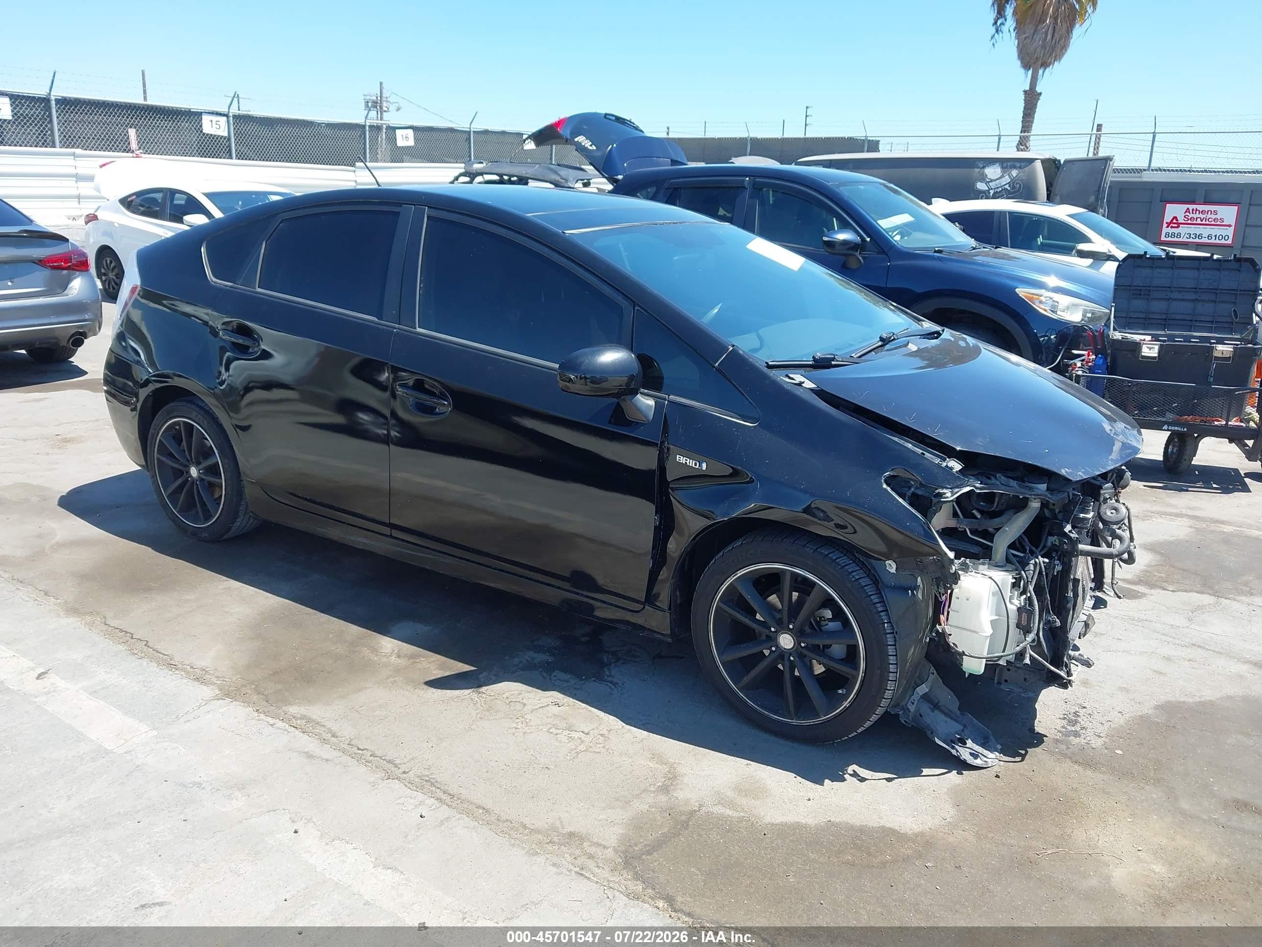2011 Toyota Prius Three Black vin: JTDKN3DU7B1397342