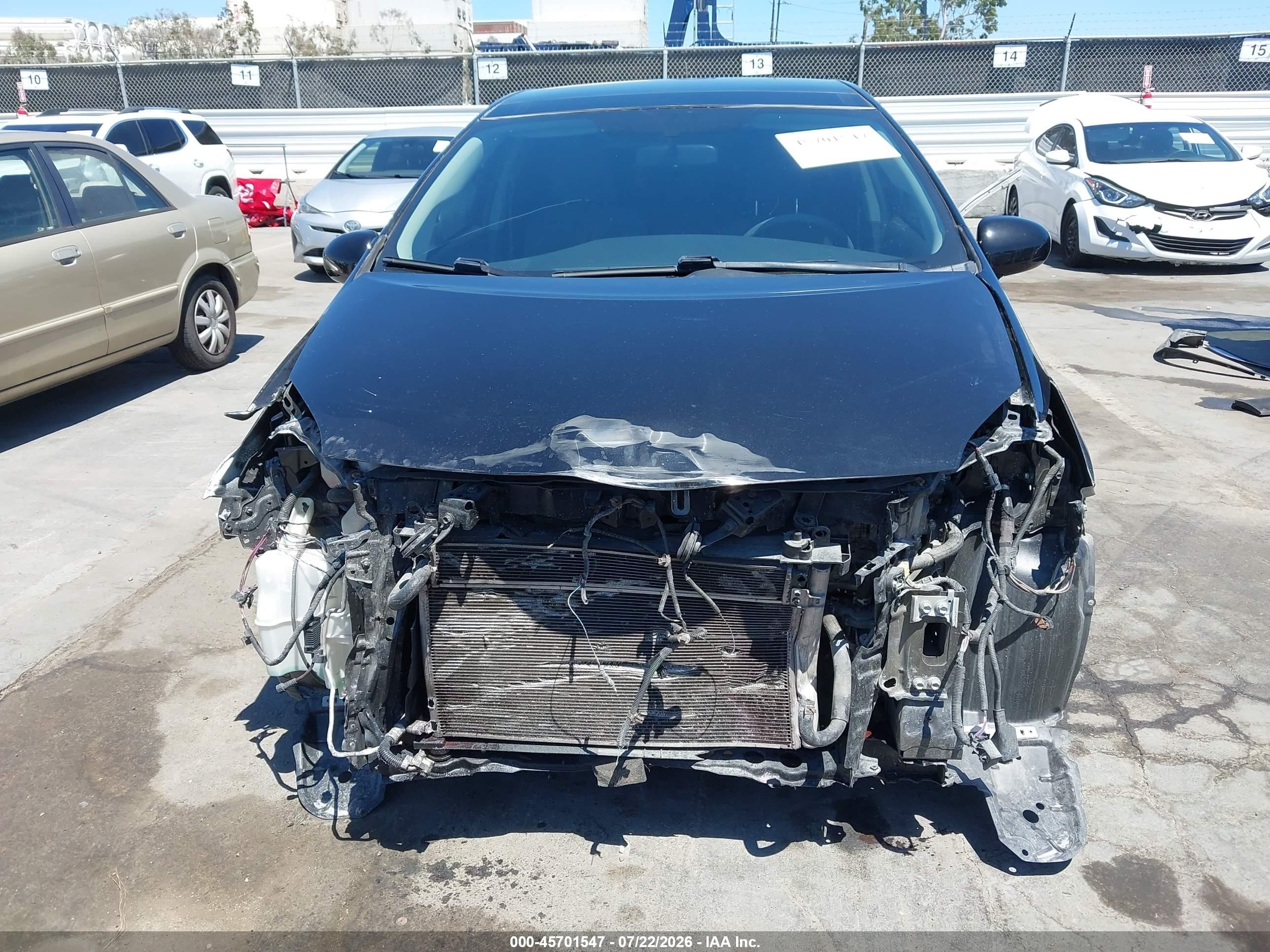 2011 Toyota Prius Three Black vin: JTDKN3DU7B1397342