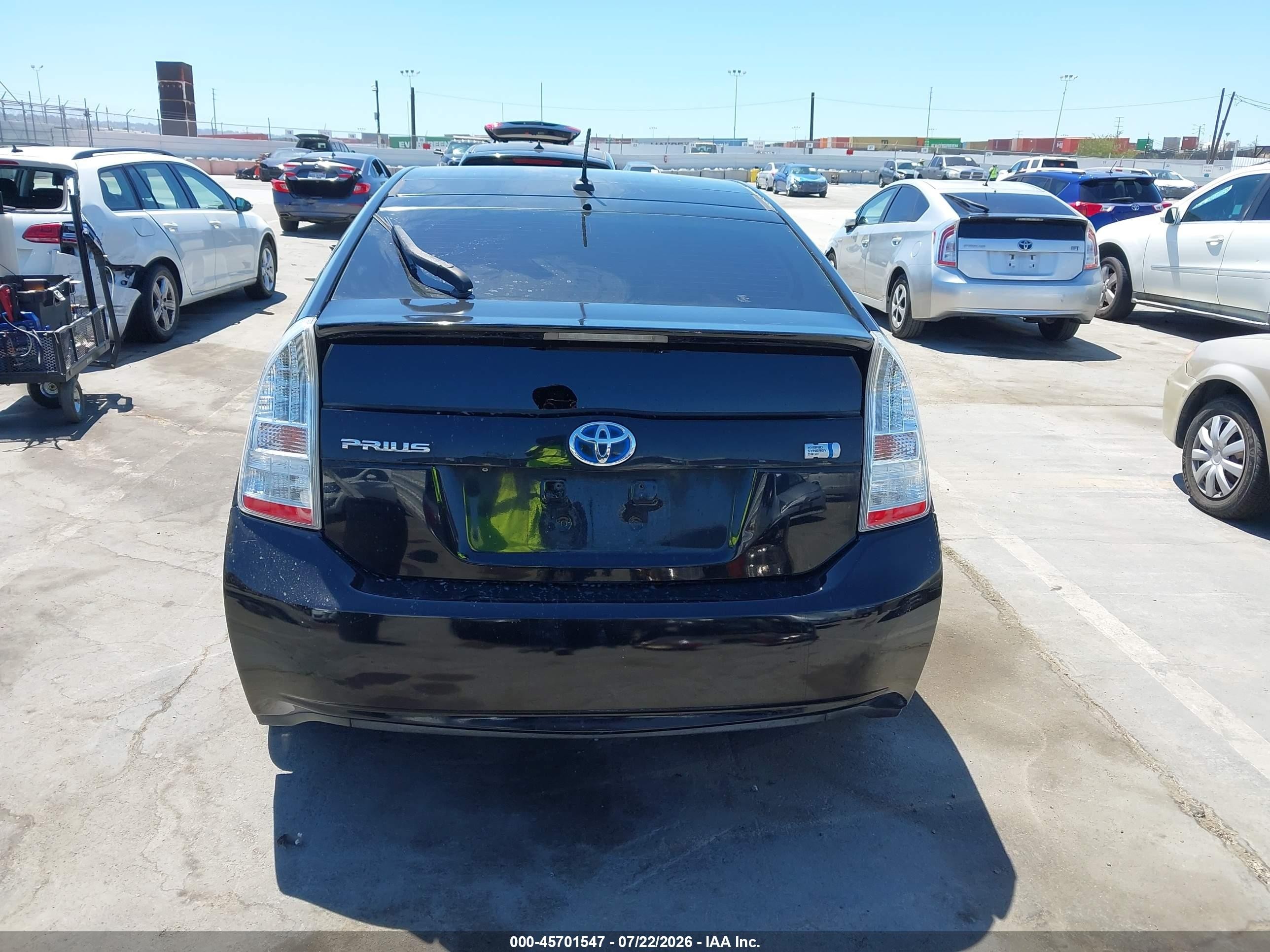 2011 Toyota Prius Three Black vin: JTDKN3DU7B1397342