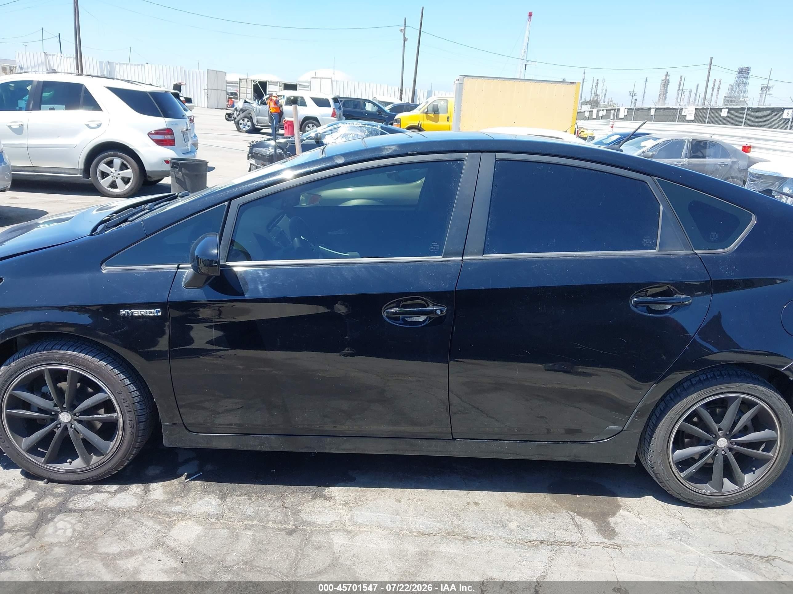 2011 Toyota Prius Three Black vin: JTDKN3DU7B1397342