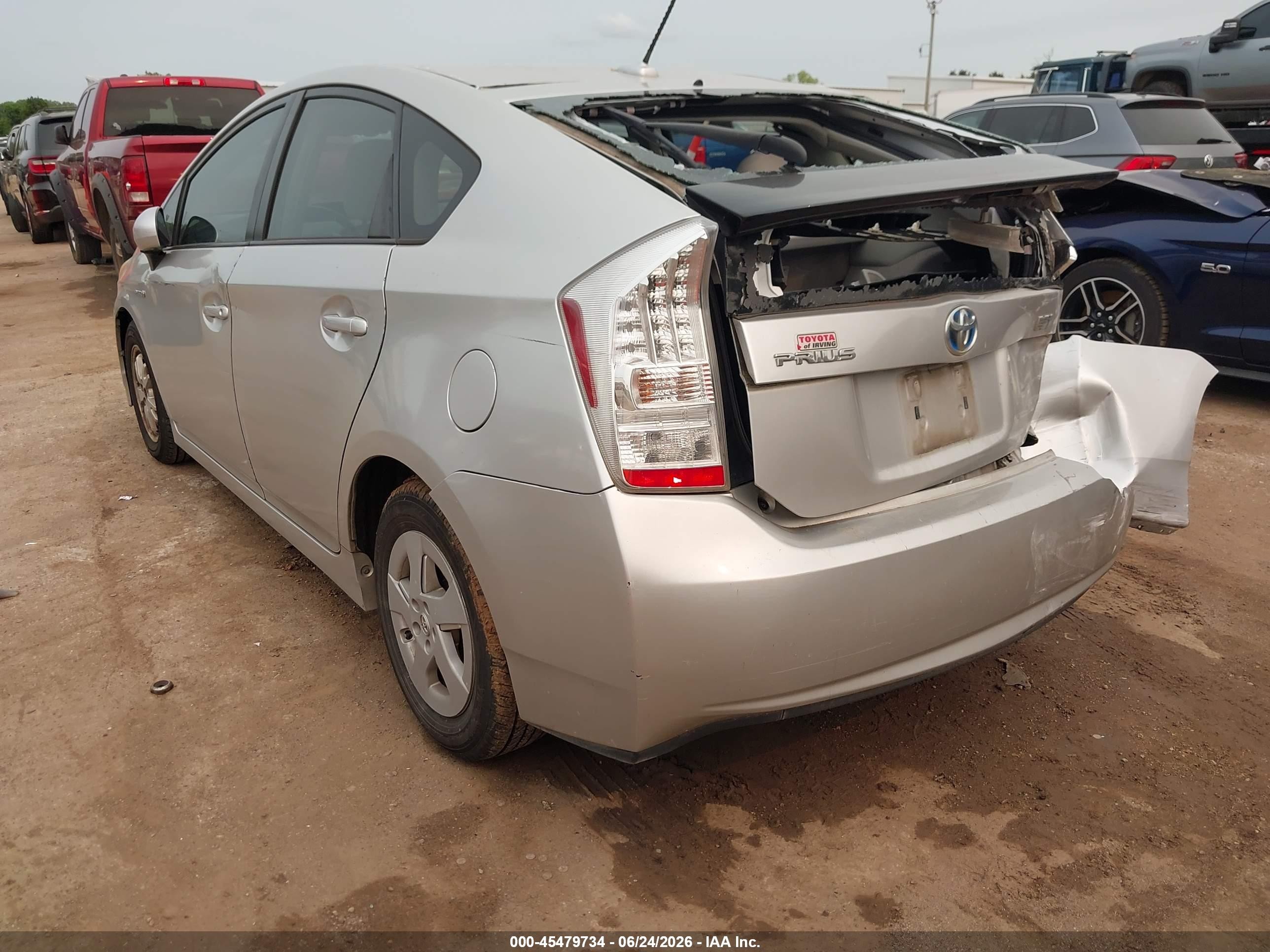 2011 Toyota Prius Two Gray vin: JTDKN3DU7B1419601