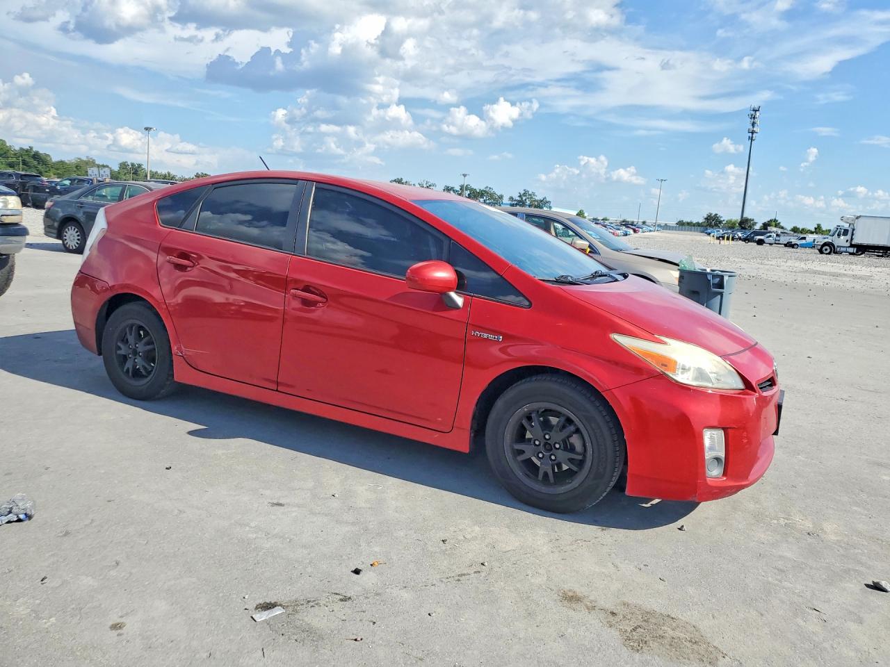 2011 Toyota Prius Two Red vin: JTDKN3DU7B1471245