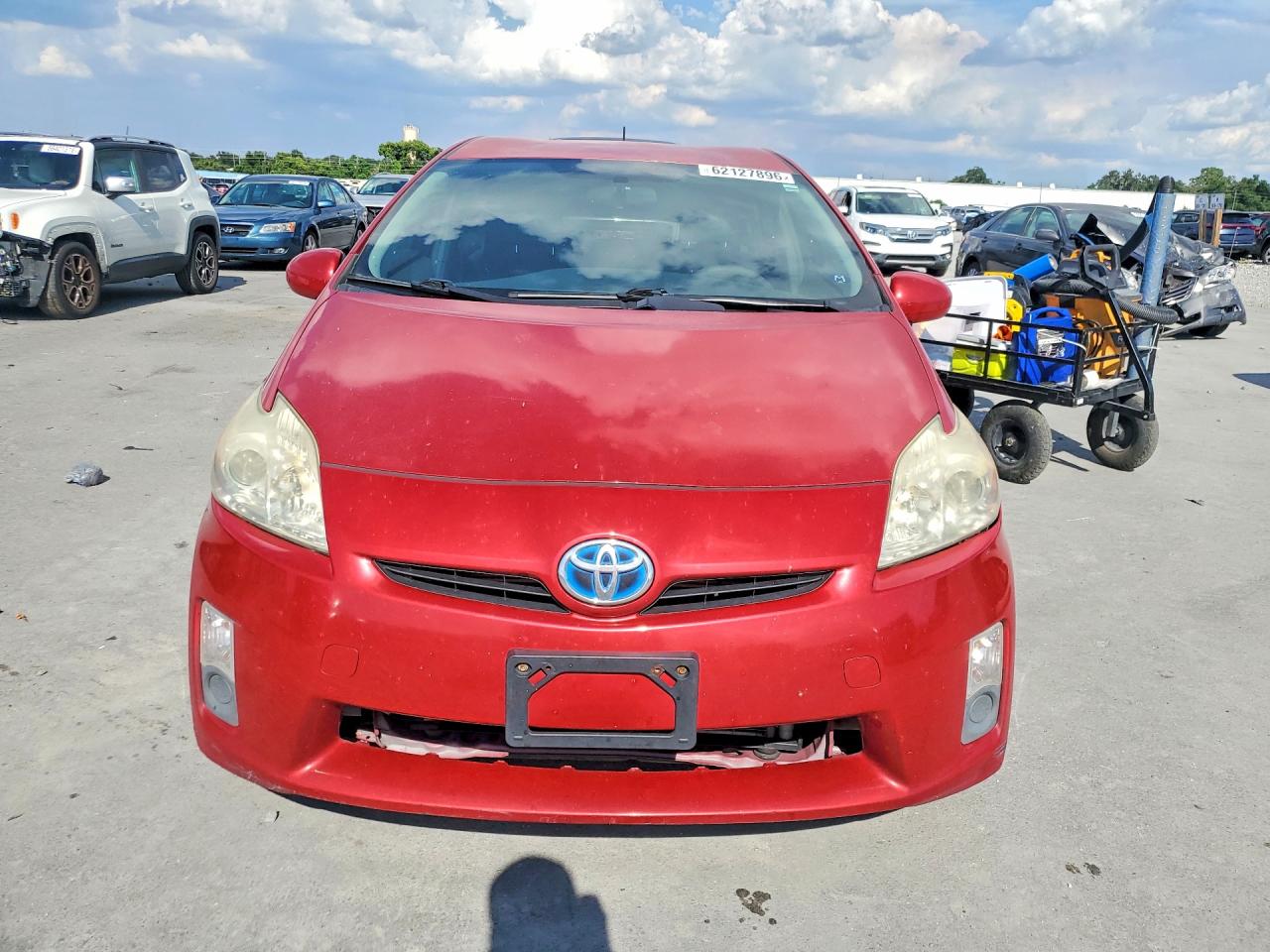 2011 Toyota Prius Two Red vin: JTDKN3DU7B1471245