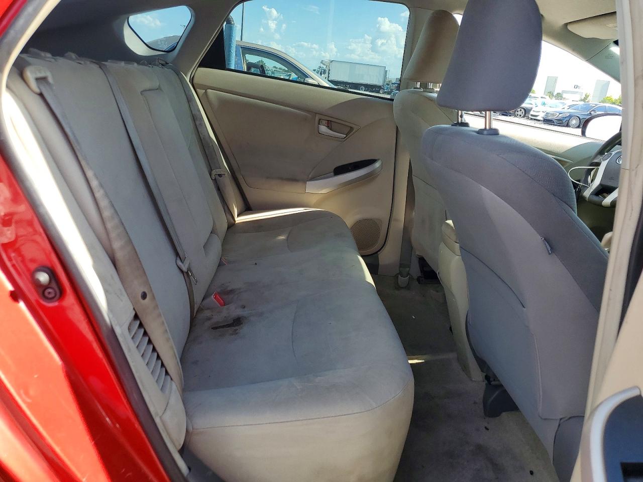 2011 Toyota Prius Two Red vin: JTDKN3DU7B1471245