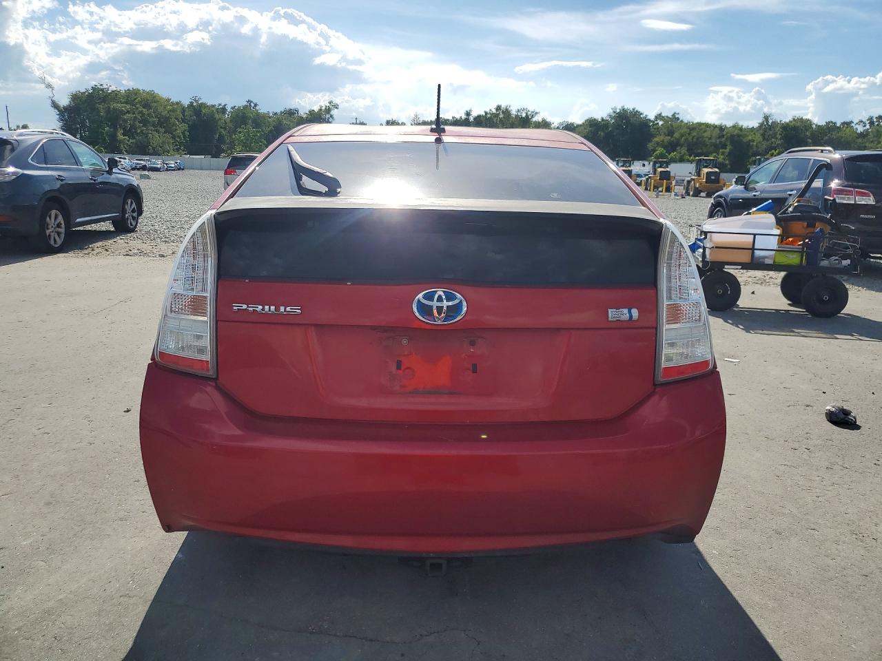 2011 Toyota Prius Two Red vin: JTDKN3DU7B1471245