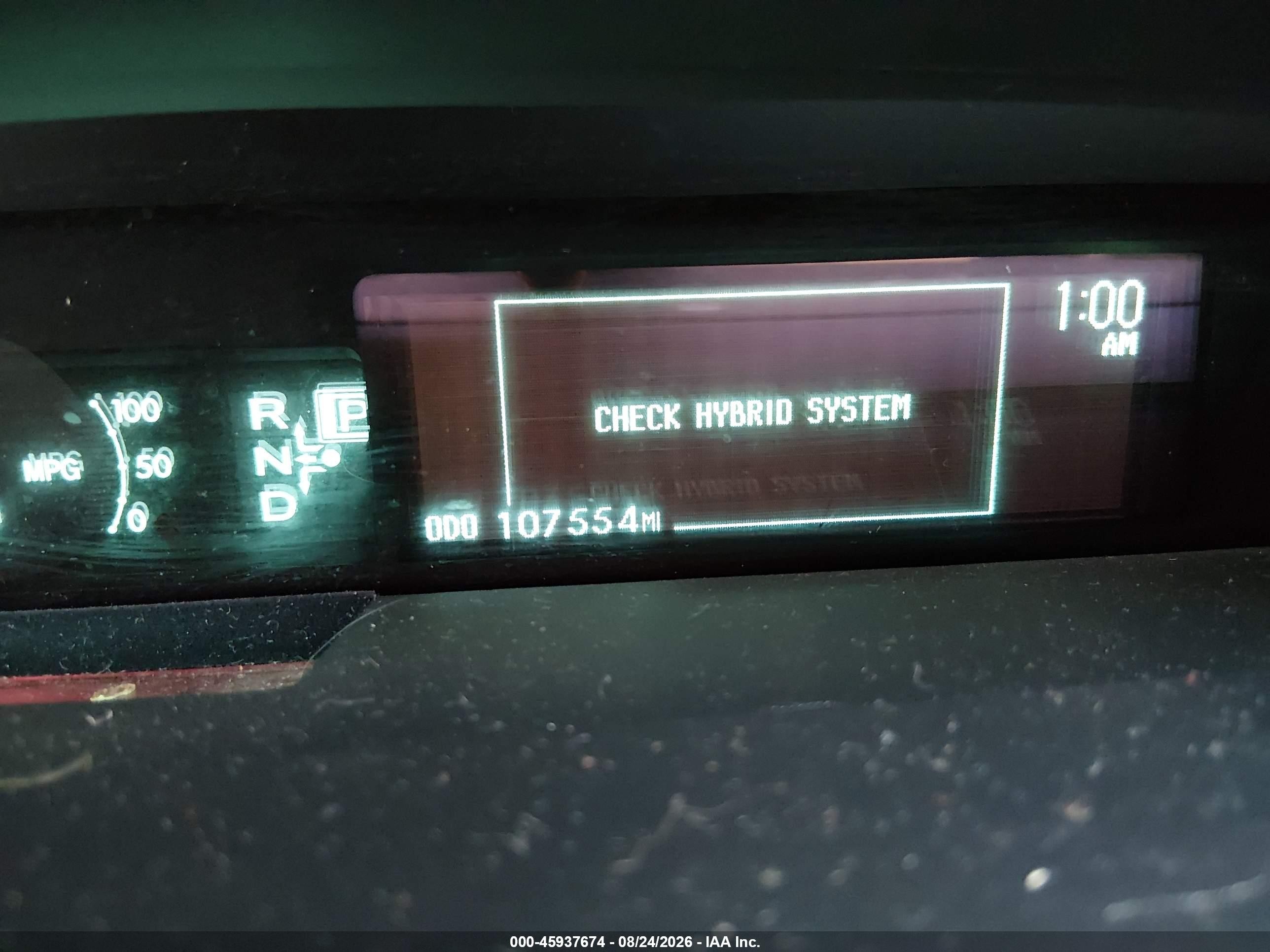 2011 Toyota Prius Two Silver vin: JTDKN3DU7B1474839