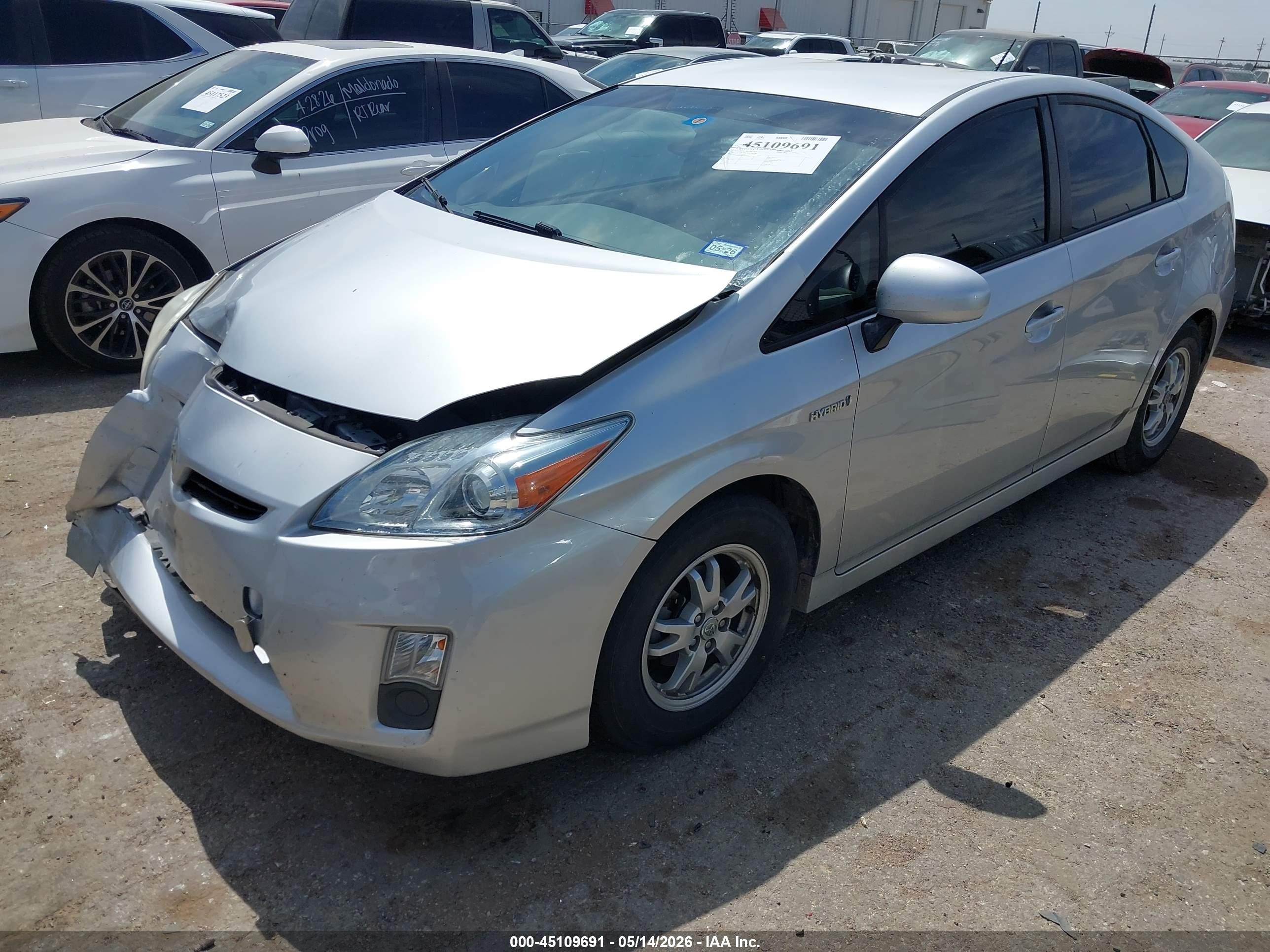2011 Toyota Prius Two Silver vin: JTDKN3DU7B5334086