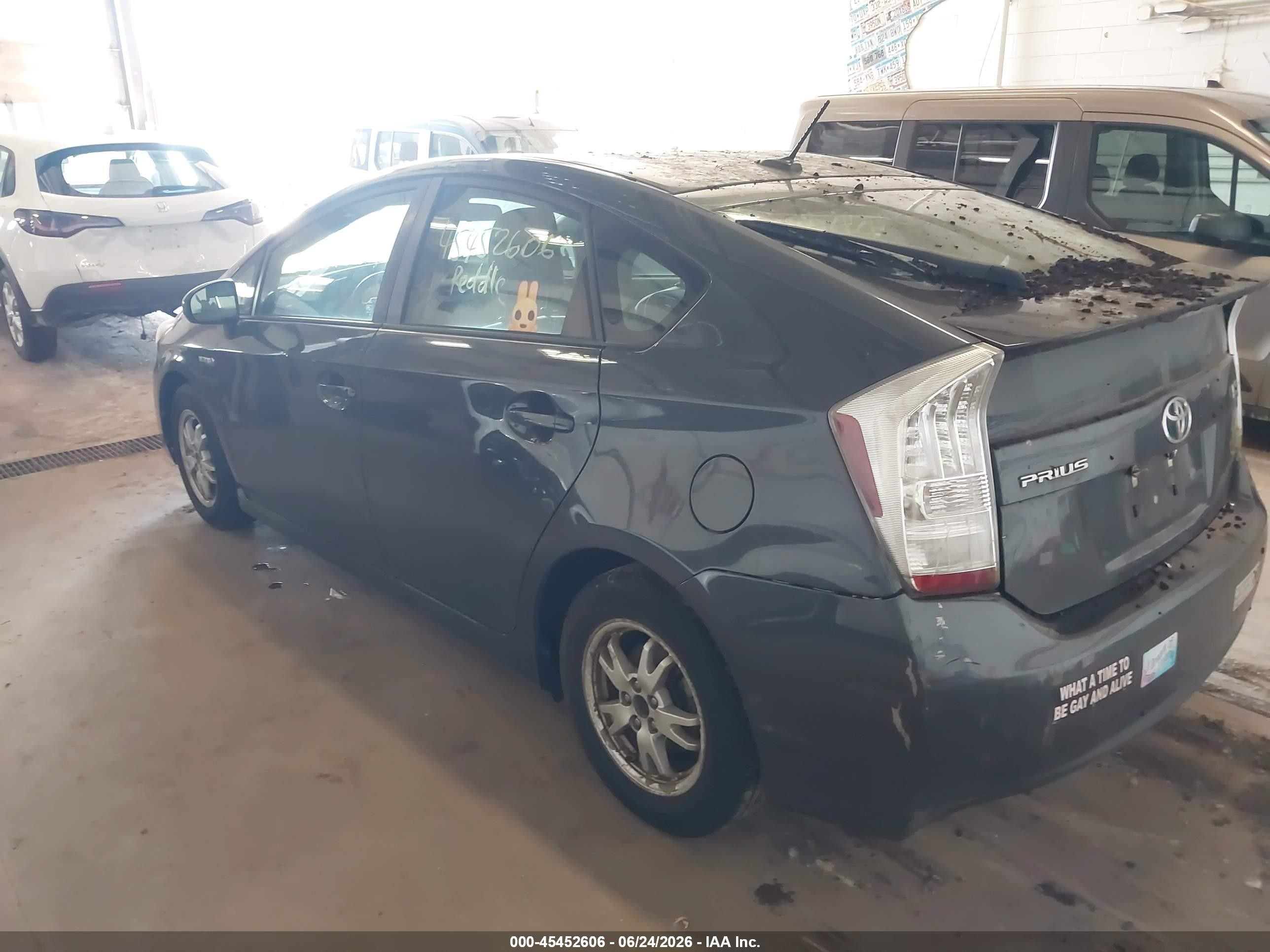 2011 Toyota Prius Three Blue vin: JTDKN3DU7B5352829