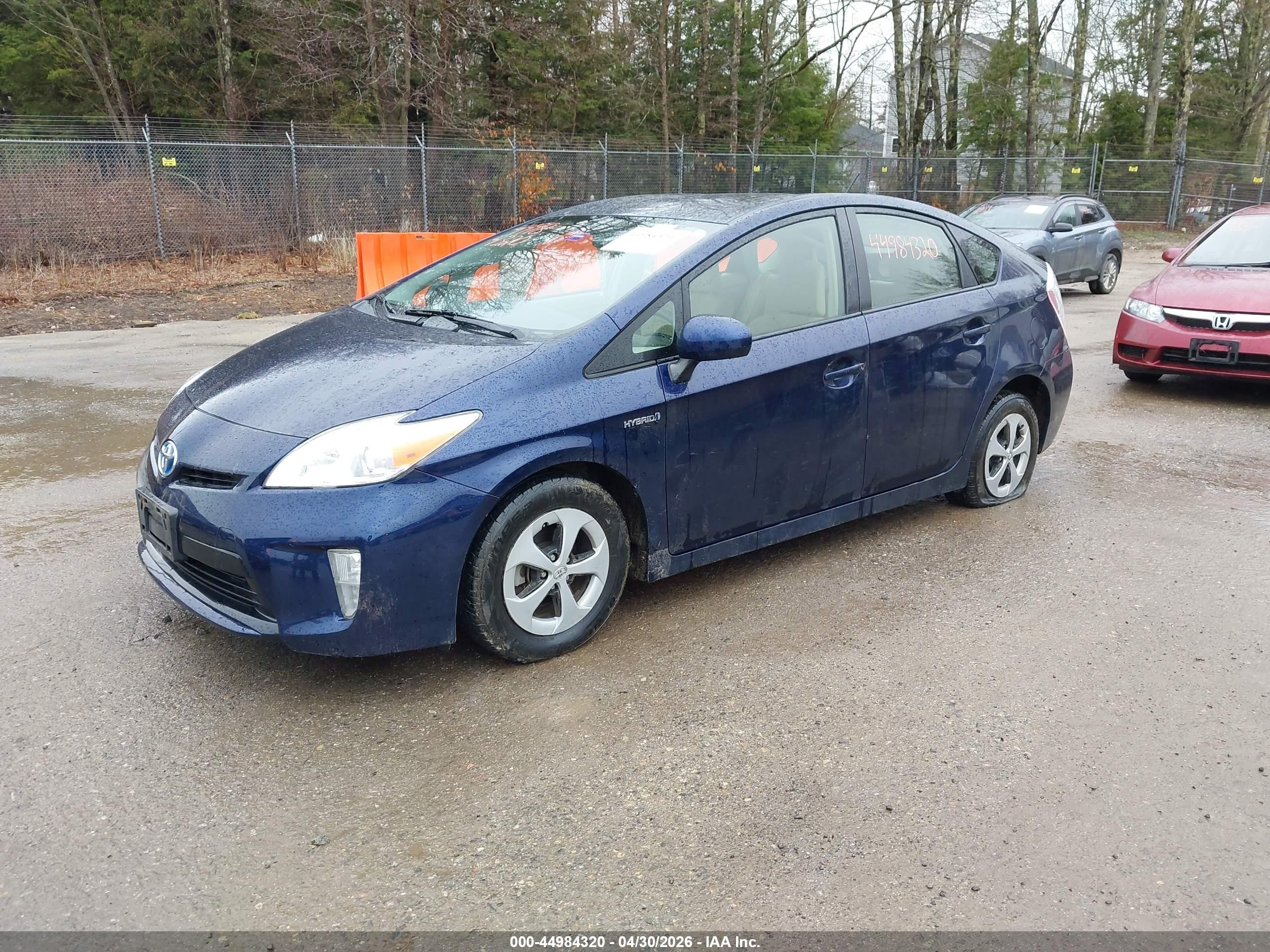 2012 Toyota Prius Two Blue vin: JTDKN3DU7C0333972