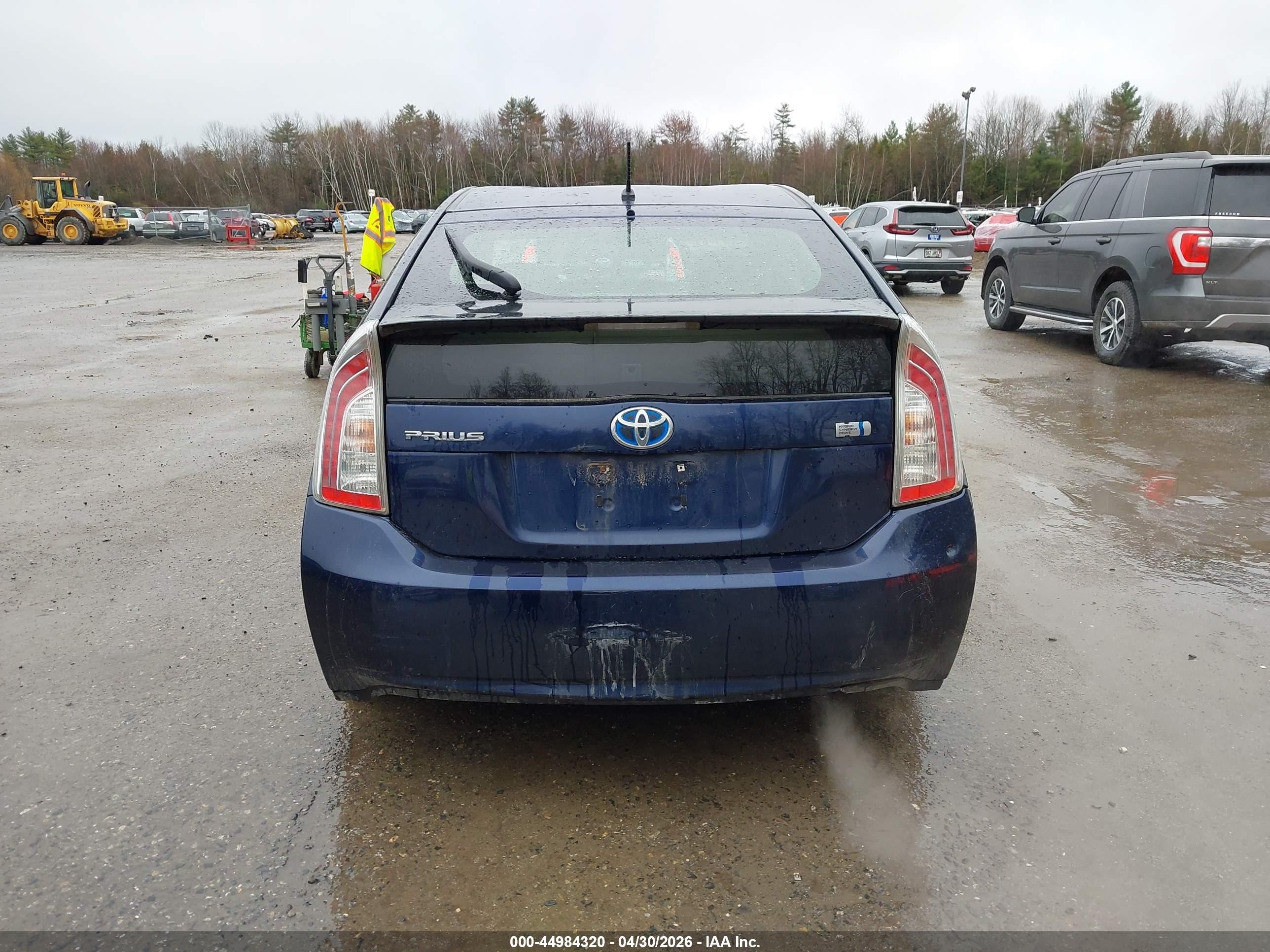2012 Toyota Prius Two Blue vin: JTDKN3DU7C0333972