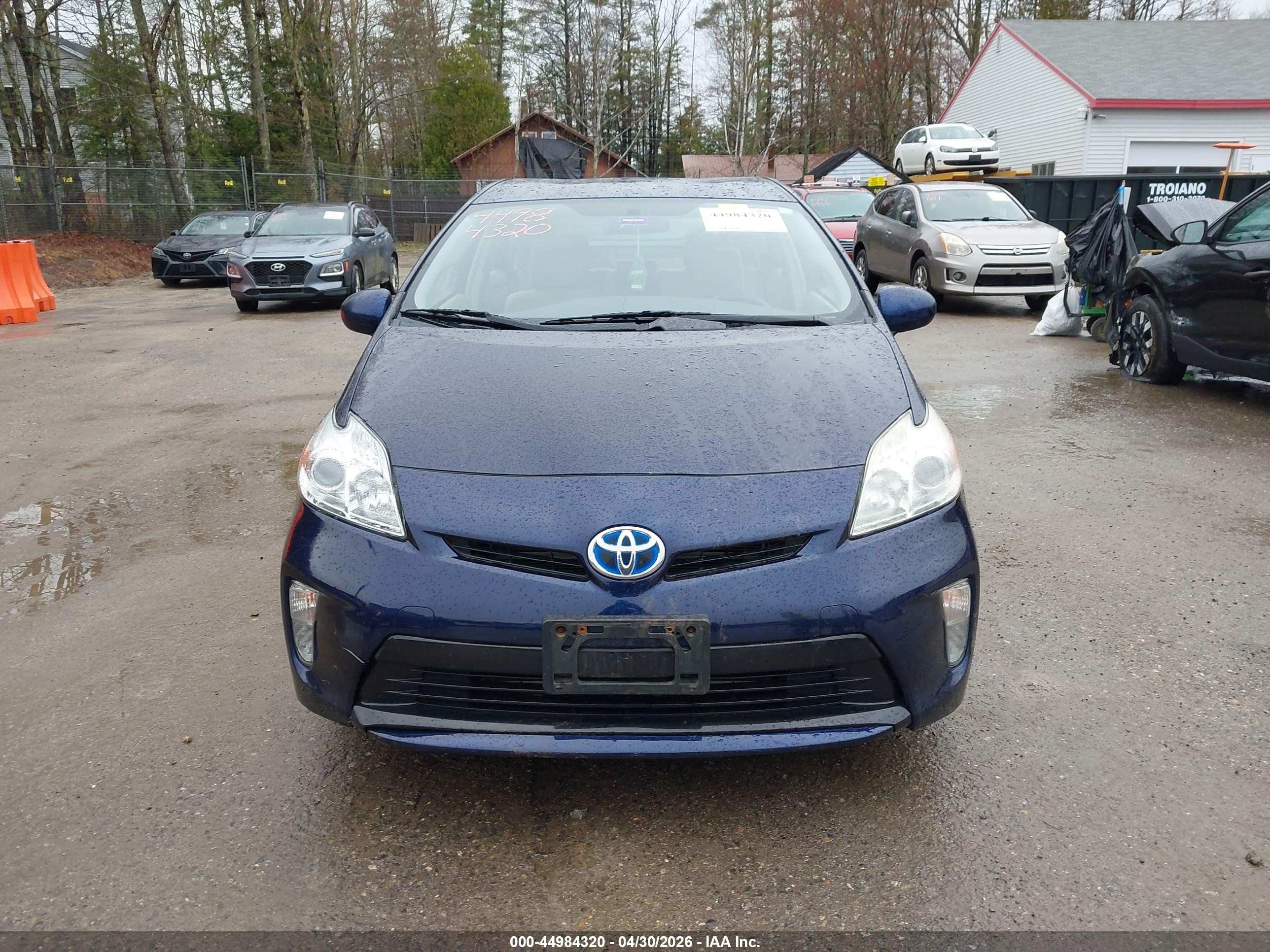 2012 Toyota Prius Two Blue vin: JTDKN3DU7C0333972