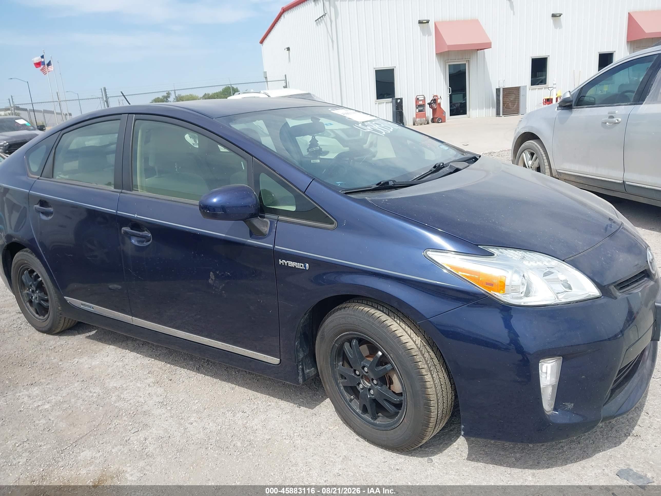 2012 Toyota Prius Three Blue vin: JTDKN3DU7C0335656