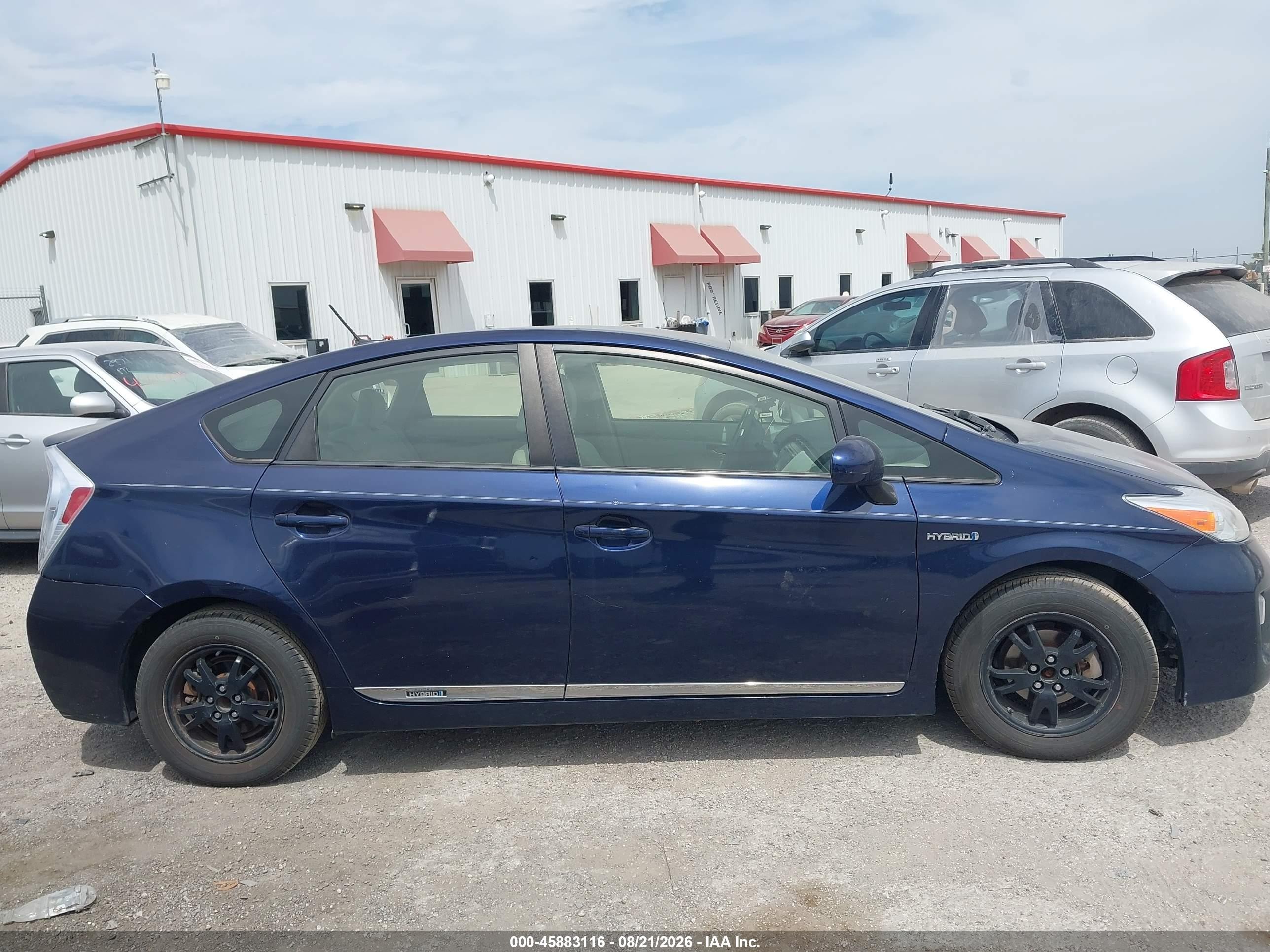 2012 Toyota Prius Three Blue vin: JTDKN3DU7C0335656