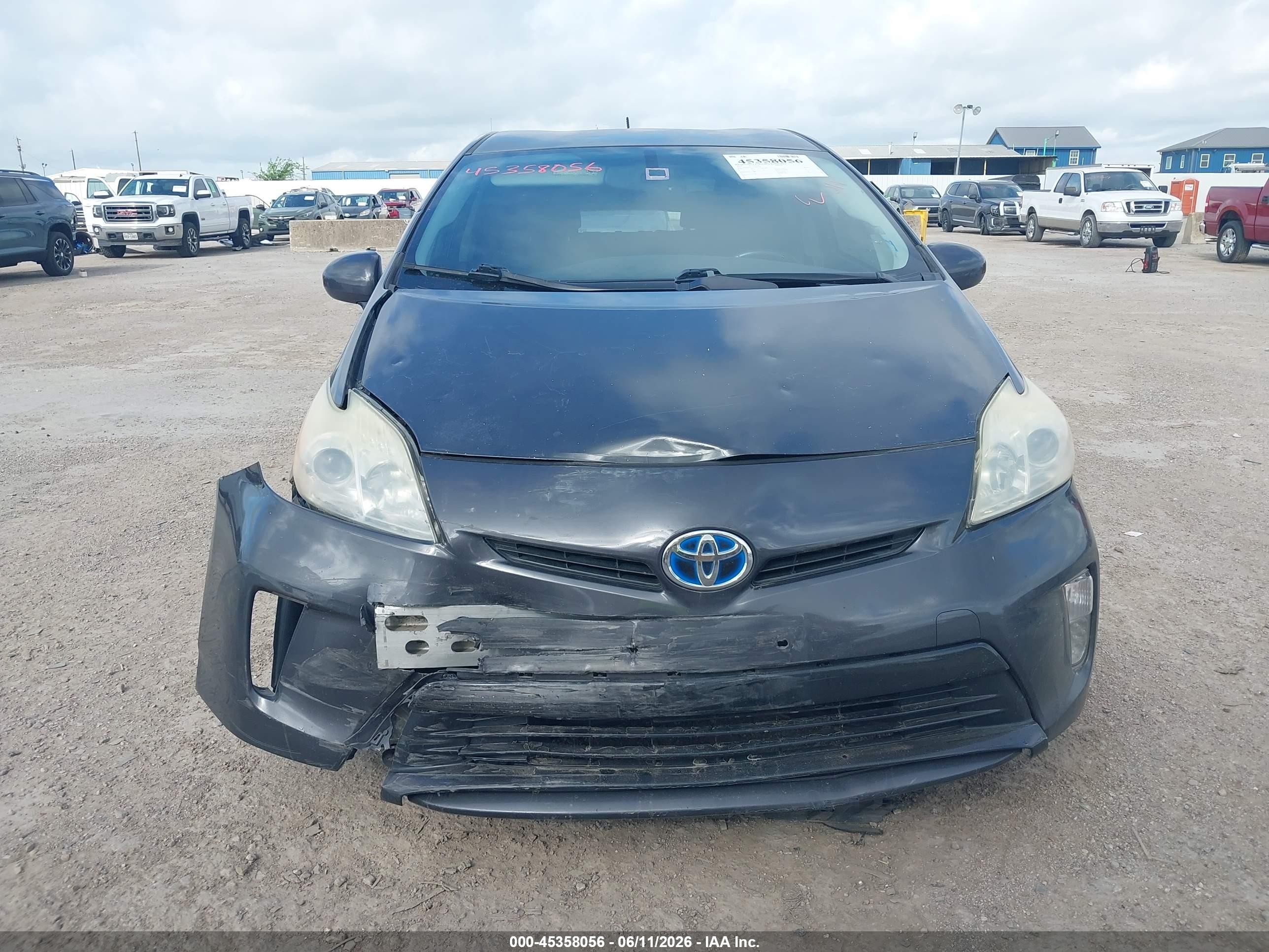 2012 Toyota Prius Four Gray vin: JTDKN3DU7C1481338