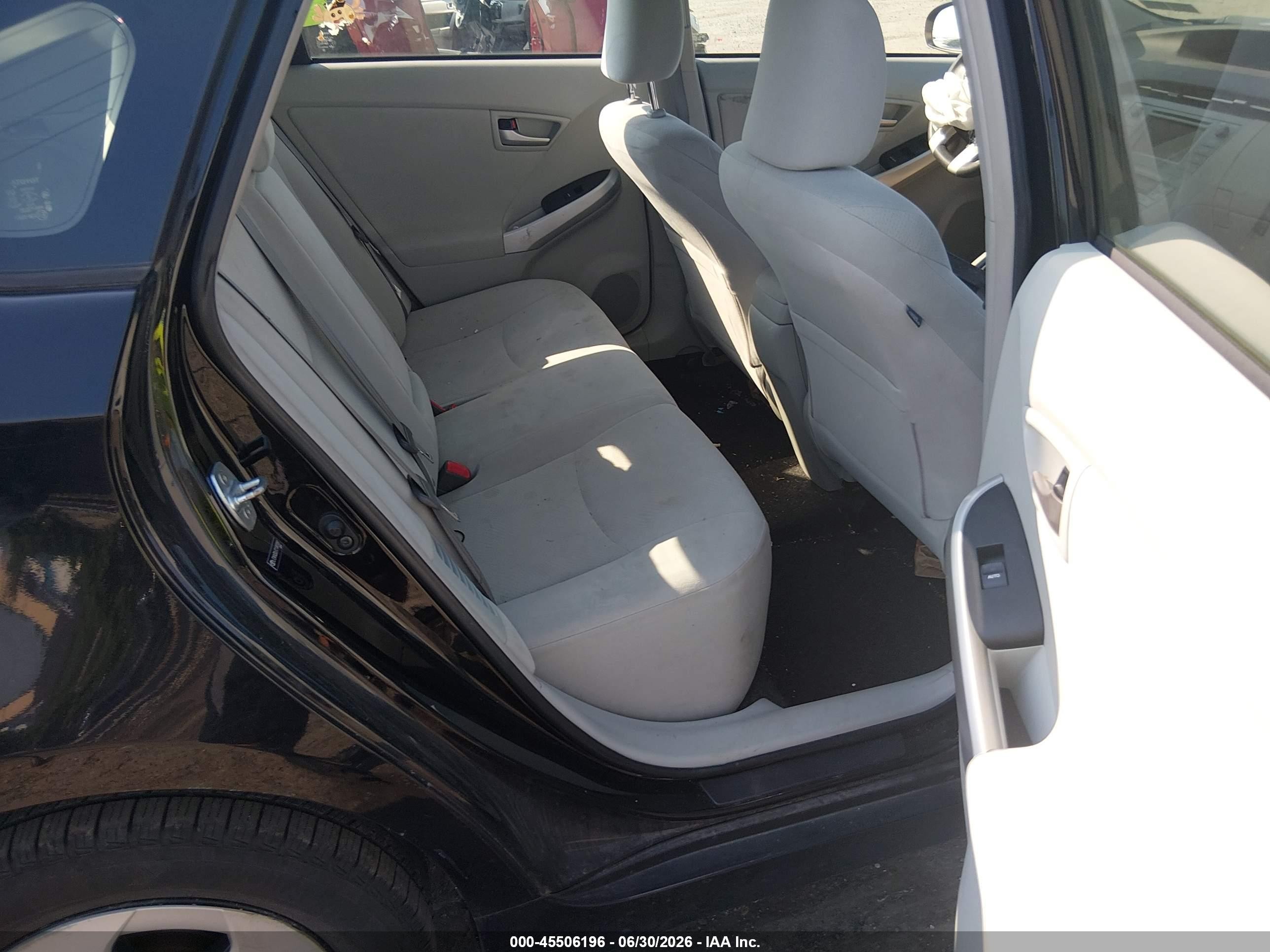 2012 Toyota Prius Three Black vin: JTDKN3DU7C1492081