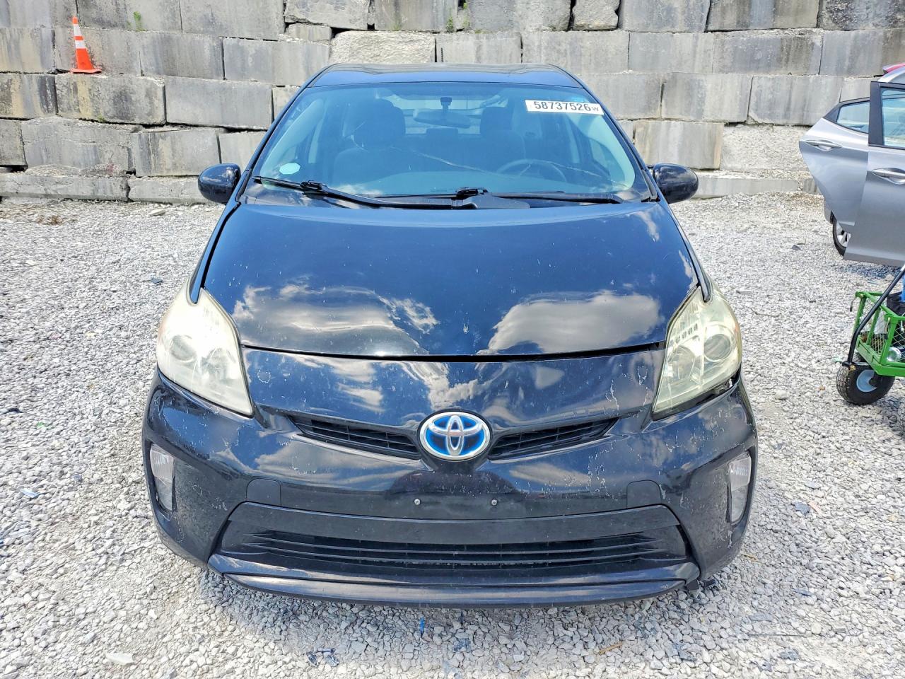 2012 Toyota Prius Two Black vin: JTDKN3DU7C1496602