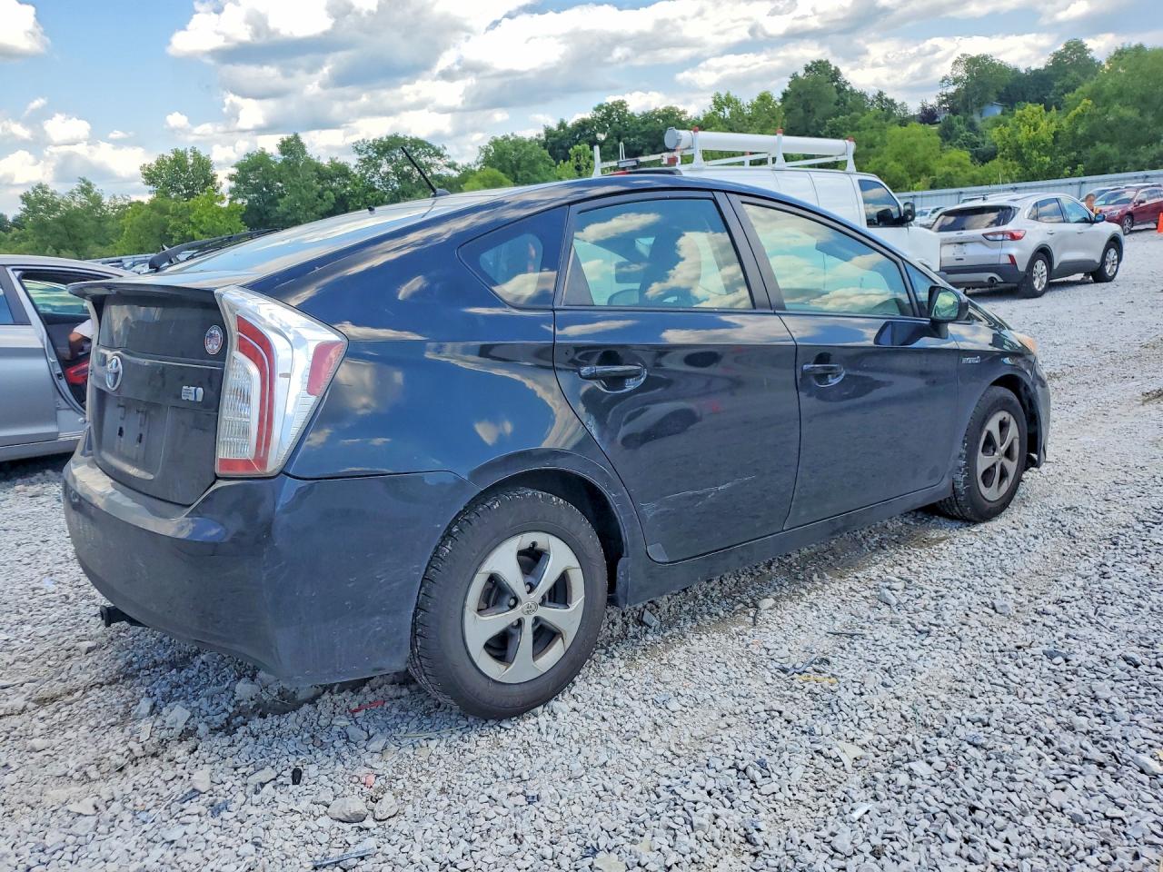 2012 Toyota Prius Two Black vin: JTDKN3DU7C1496602