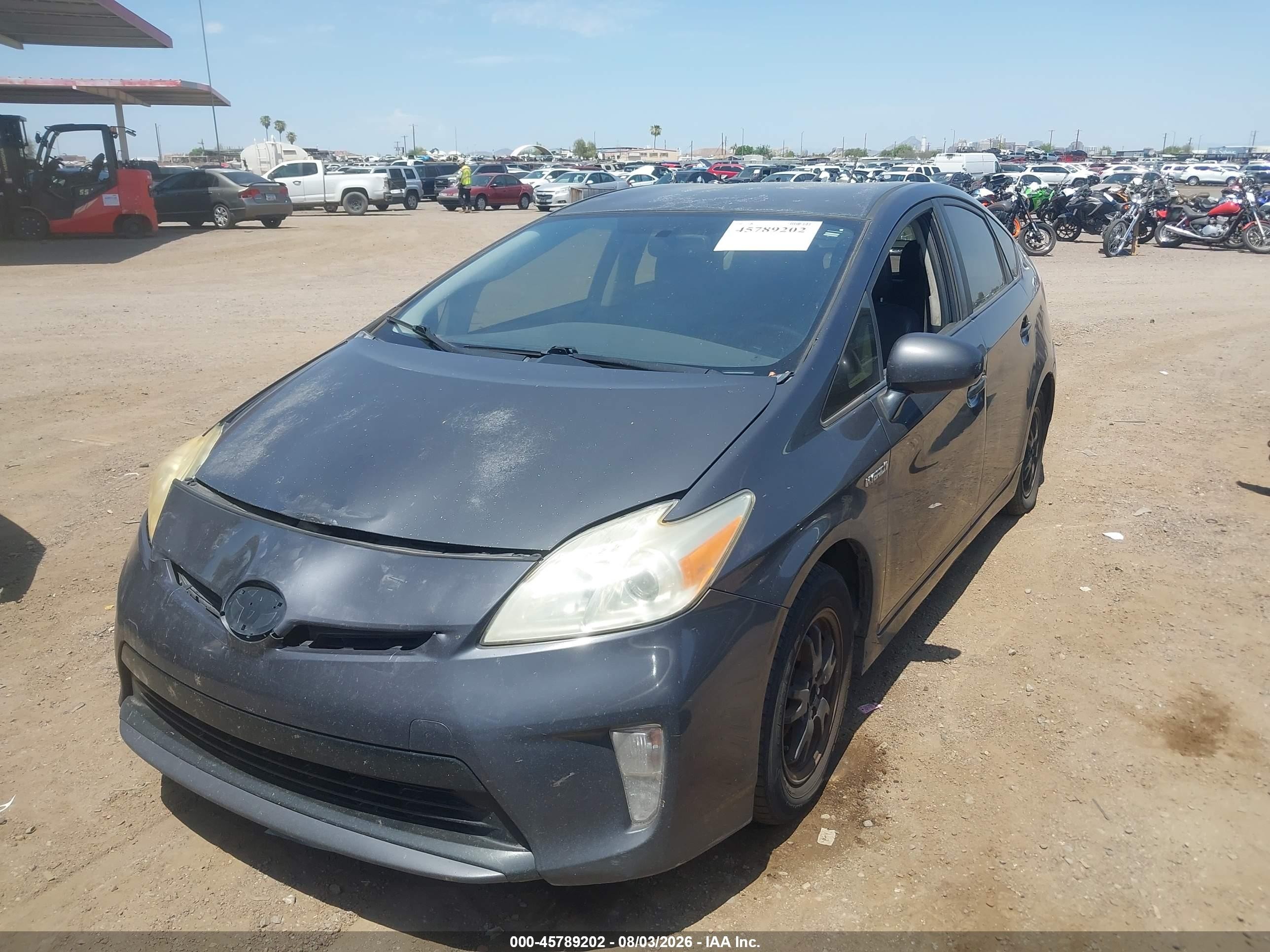2012 Toyota Prius Four Black vin: JTDKN3DU7C1499015