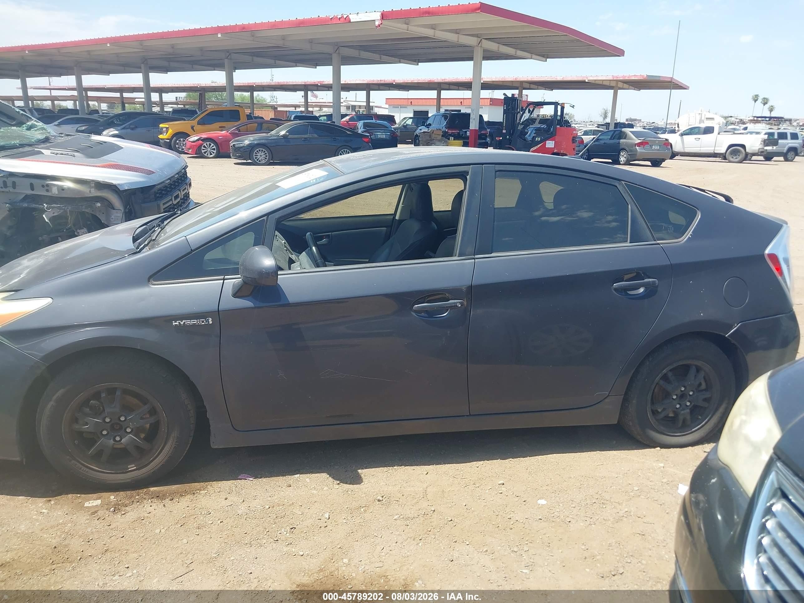 2012 Toyota Prius Four Black vin: JTDKN3DU7C1499015