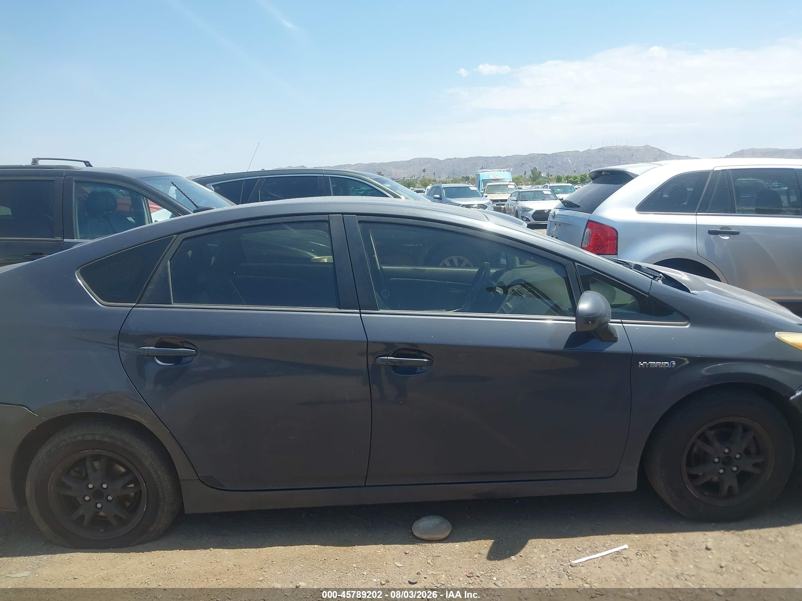 2012 Toyota Prius Four Black vin: JTDKN3DU7C1499015