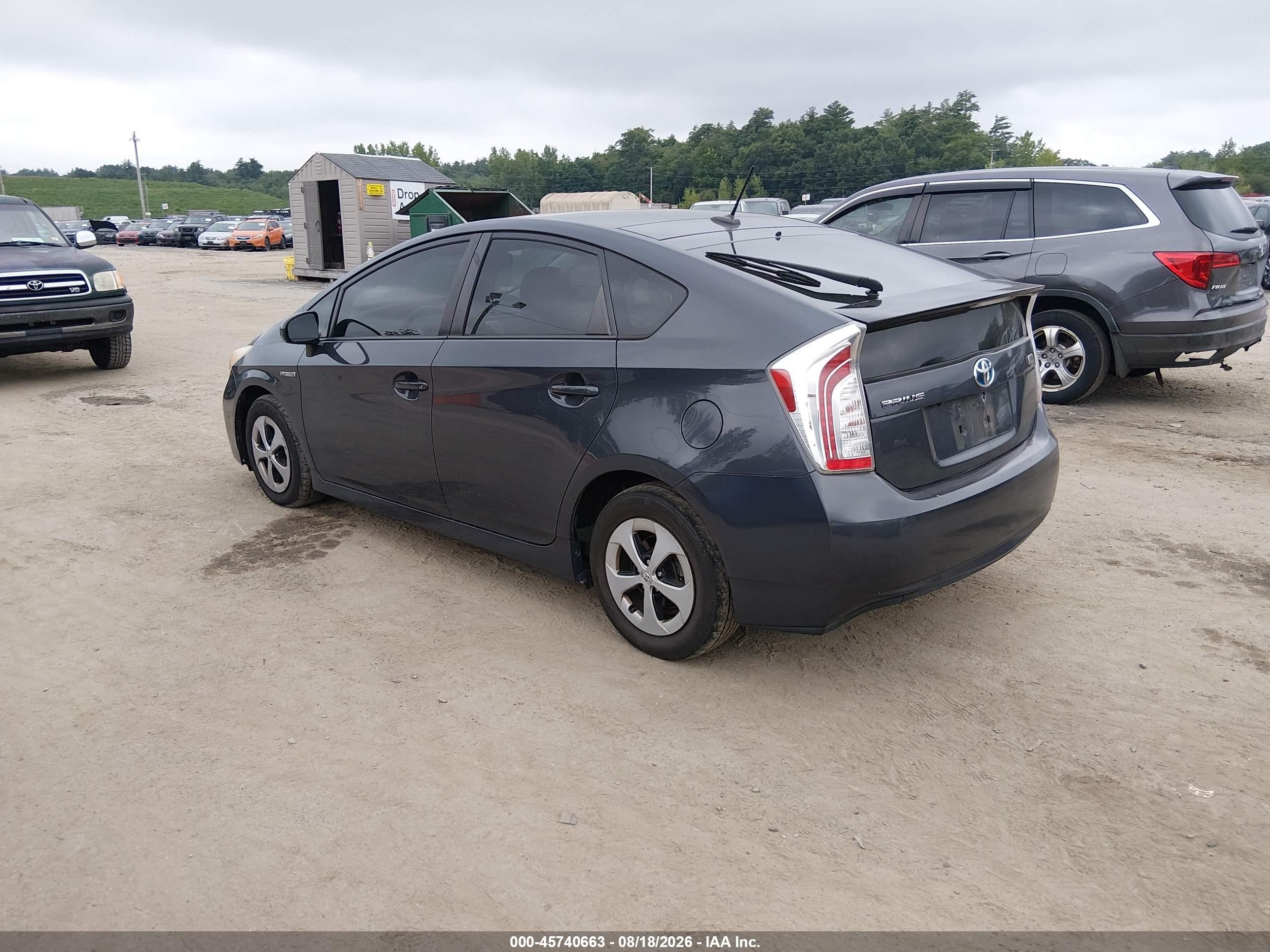 2012 Toyota Prius   Gray vin: JTDKN3DU7C1519988