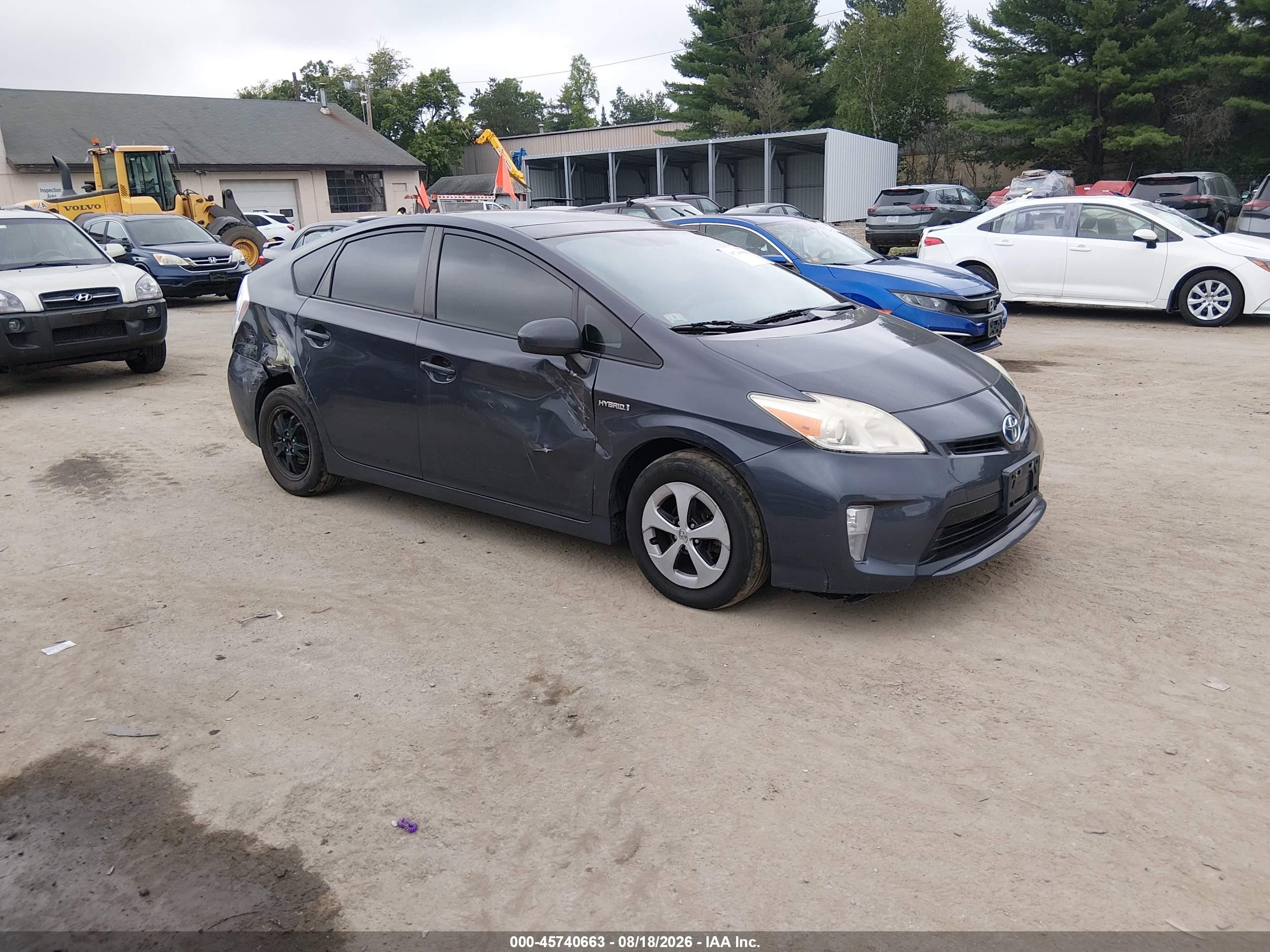 2012 Toyota Prius   Gray vin: JTDKN3DU7C1519988