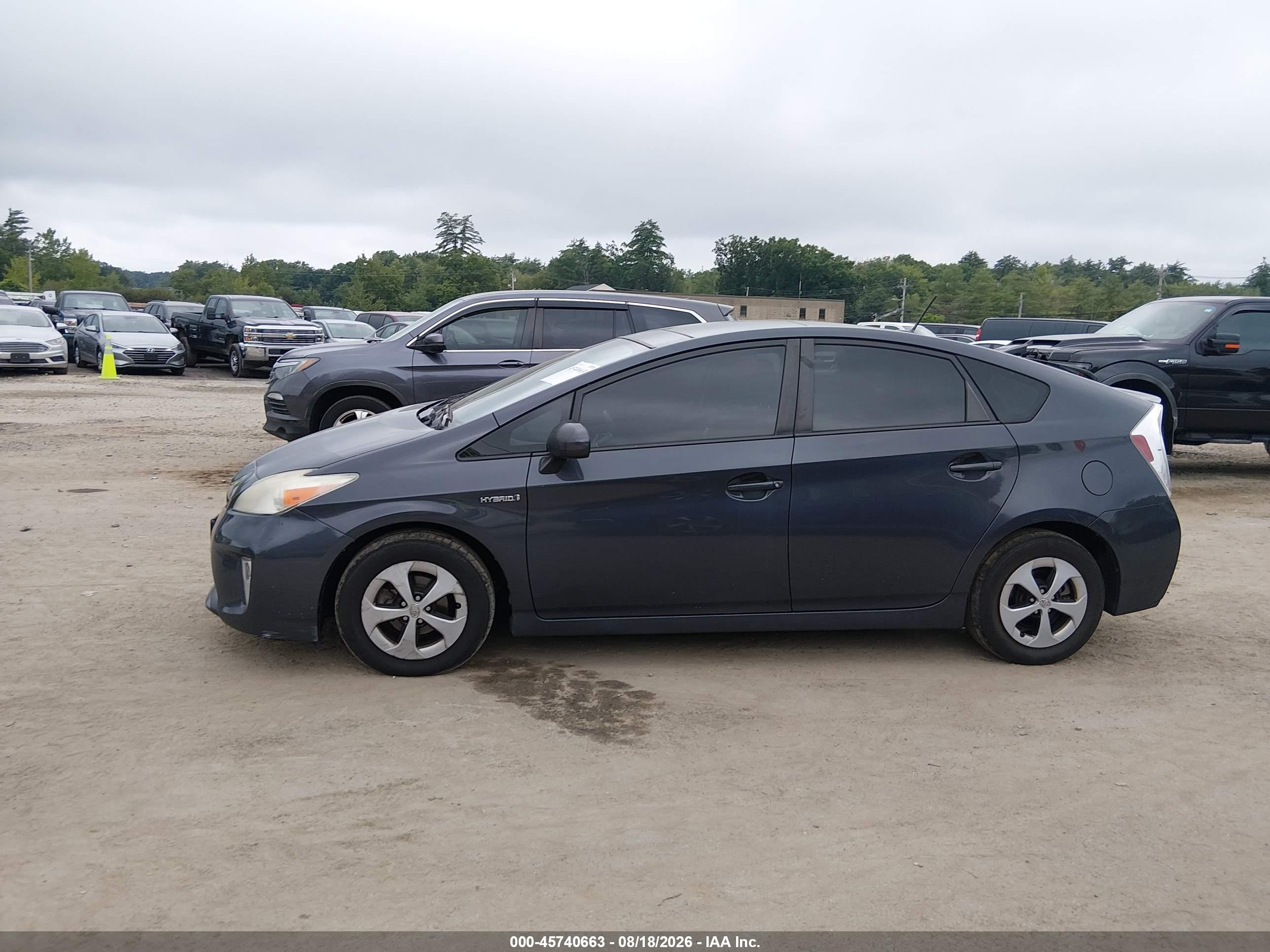 2012 Toyota Prius   Gray vin: JTDKN3DU7C1519988
