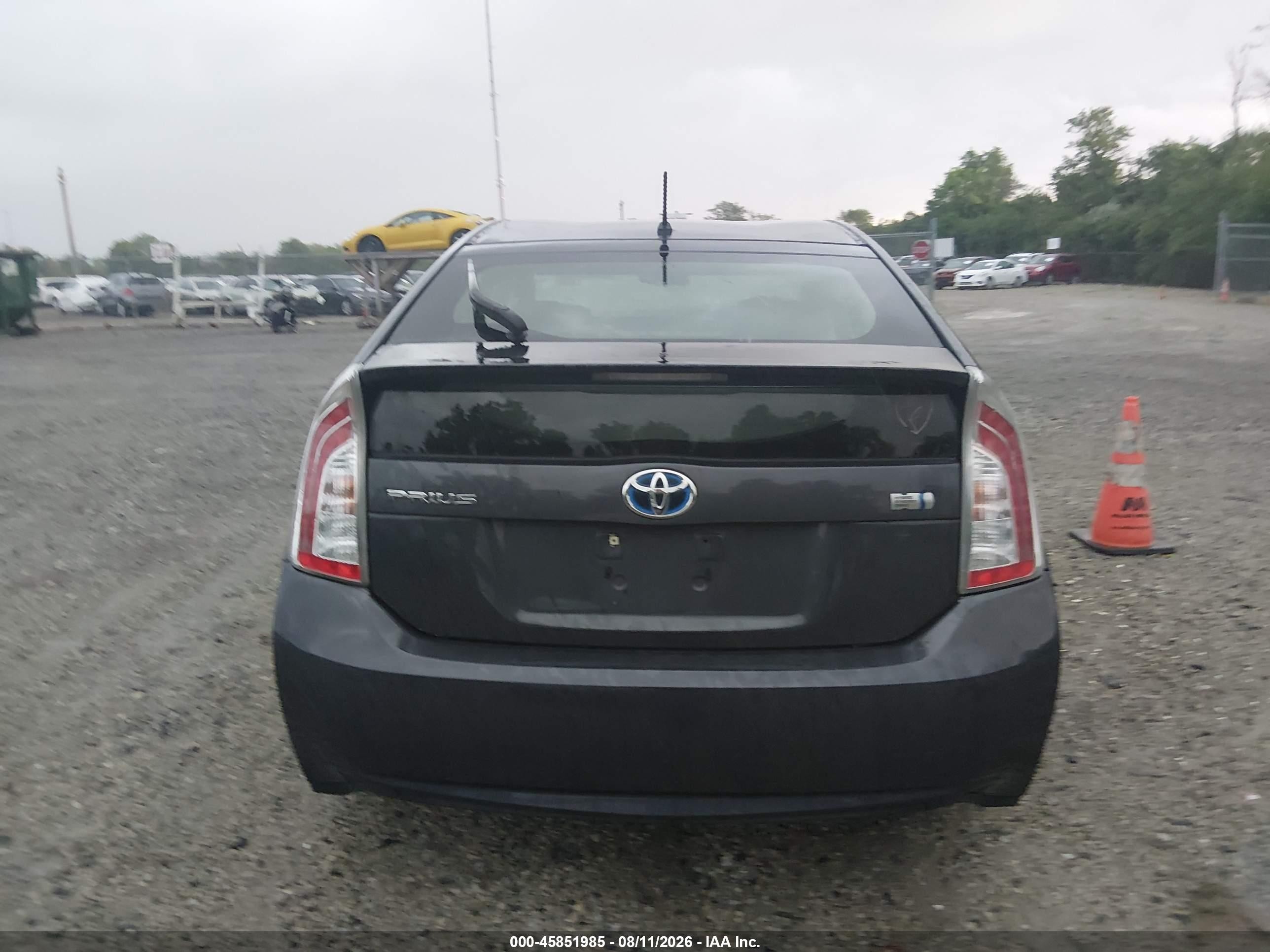 2012 Toyota Prius Two Gray vin: JTDKN3DU7C1522843