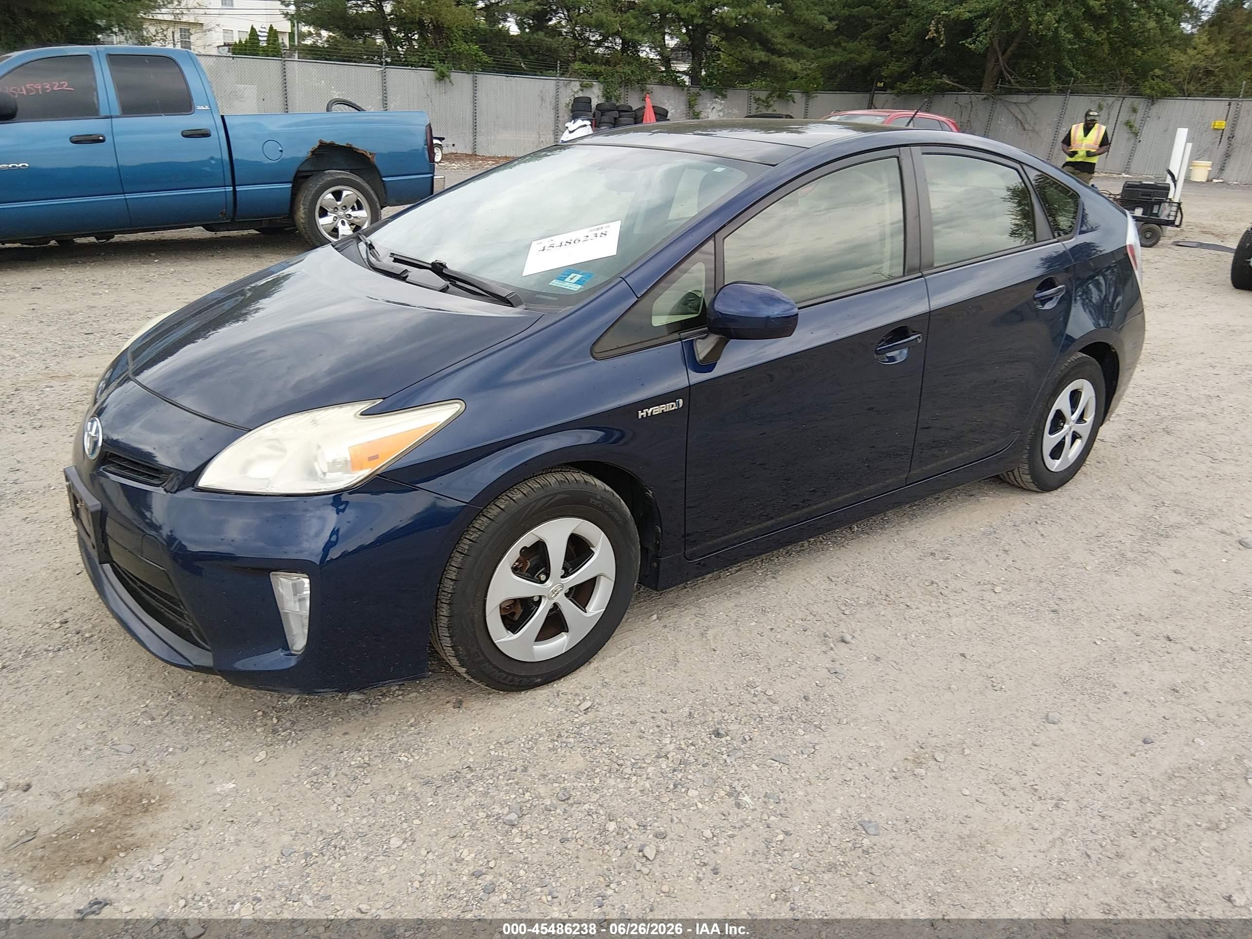 2012 Toyota Prius   Blue vin: JTDKN3DU7C1524768