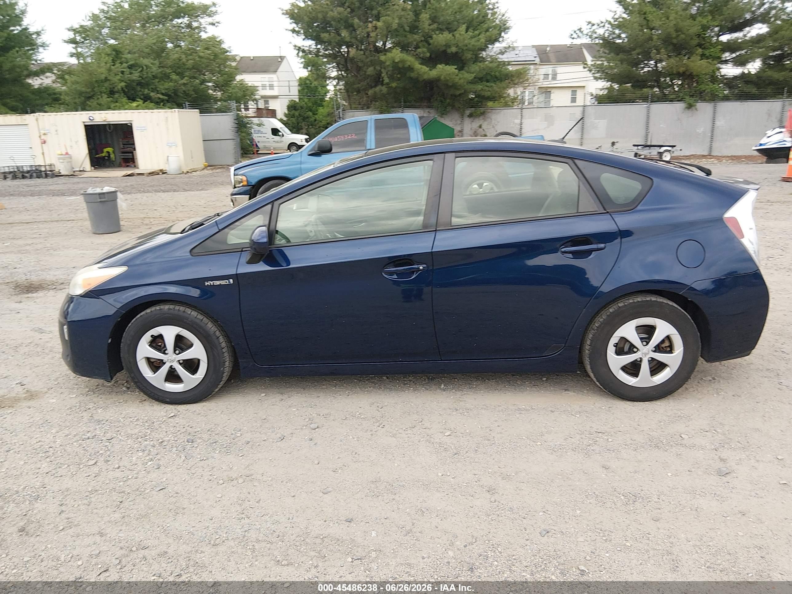 2012 Toyota Prius   Blue vin: JTDKN3DU7C1524768