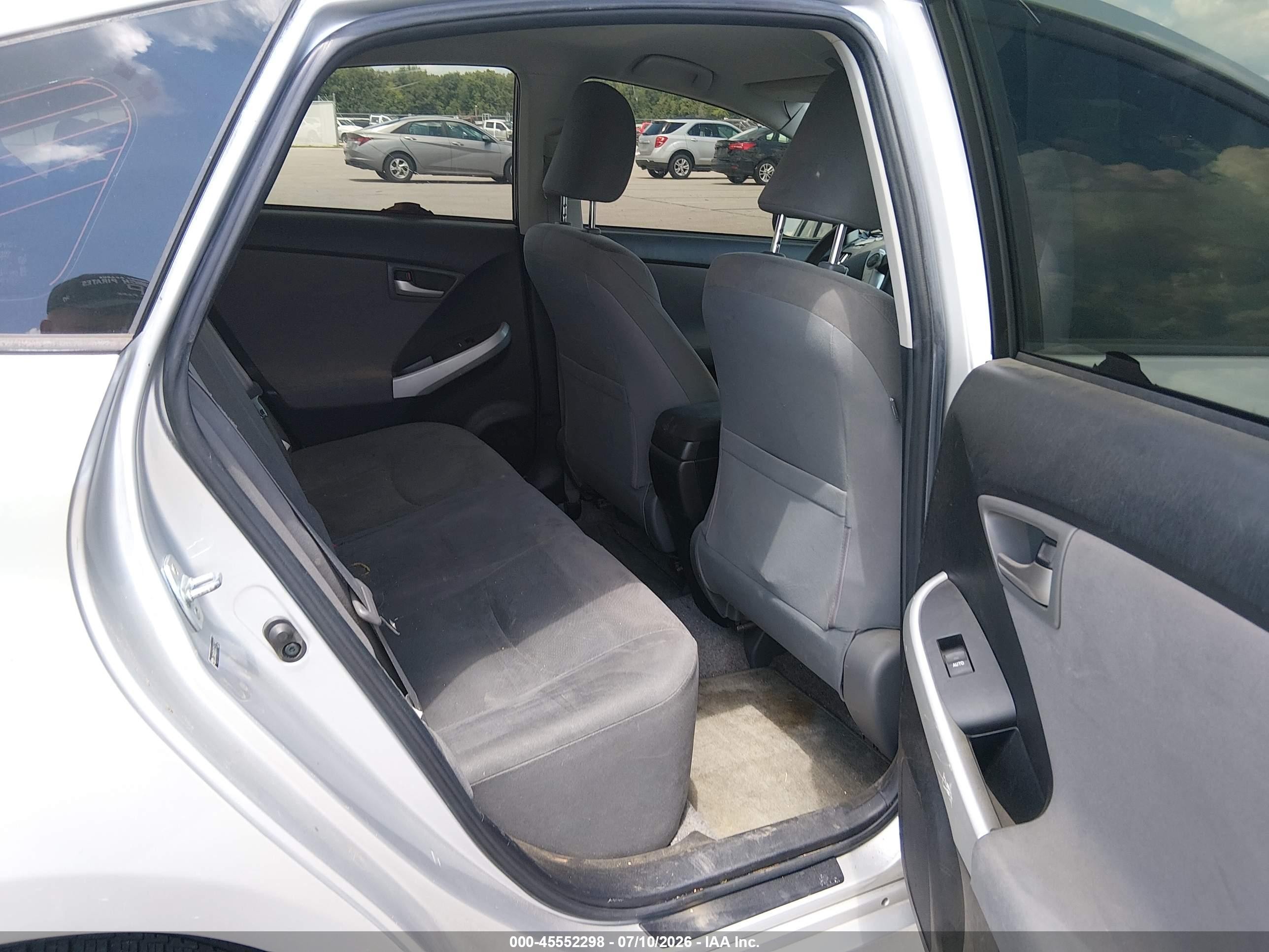 2012 Toyota Prius Two Silver vin: JTDKN3DU7C1527993