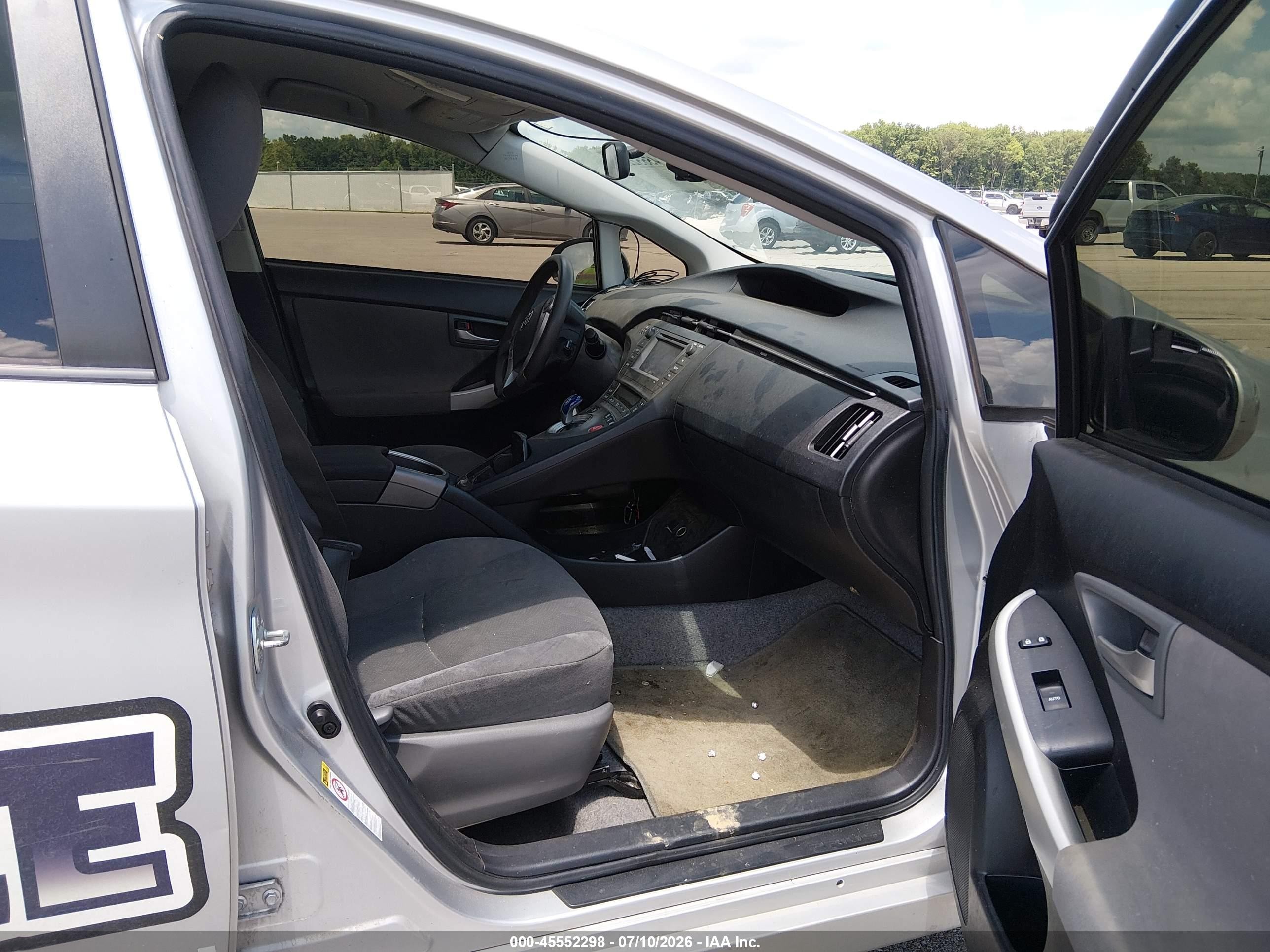 2012 Toyota Prius Two Silver vin: JTDKN3DU7C1527993