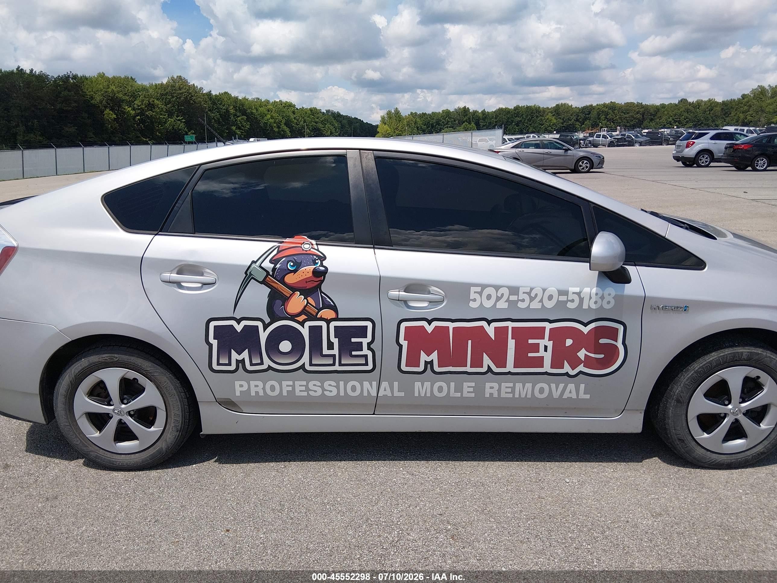 2012 Toyota Prius Two Silver vin: JTDKN3DU7C1527993