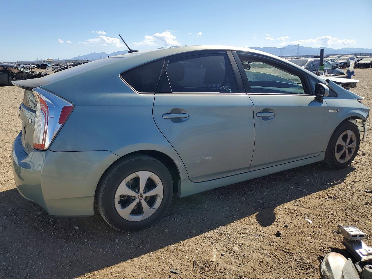 2012 Toyota Prius One Teal vin: JTDKN3DU7C1544082