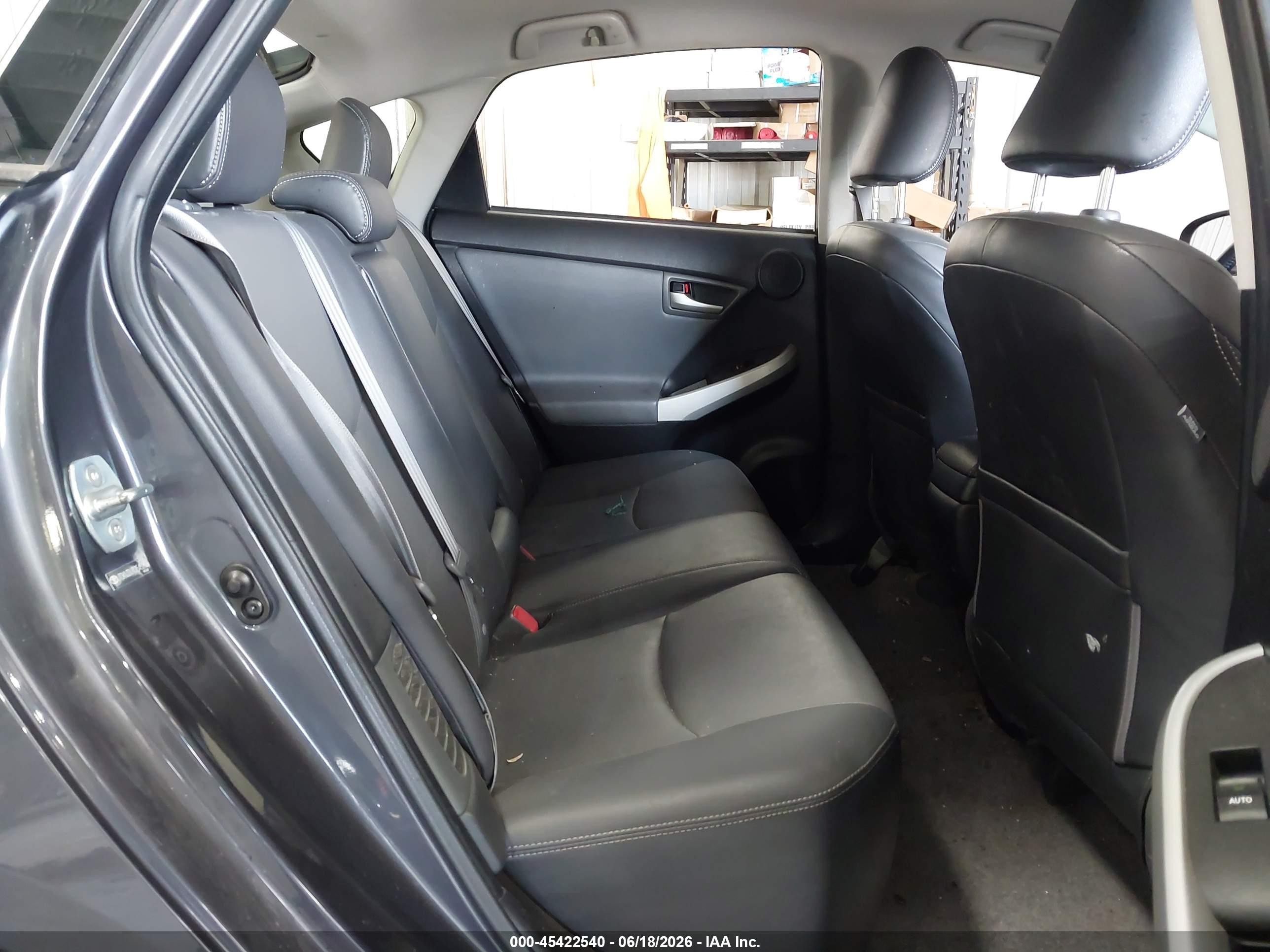 2012 Toyota Prius Four Gray vin: JTDKN3DU7C1545233