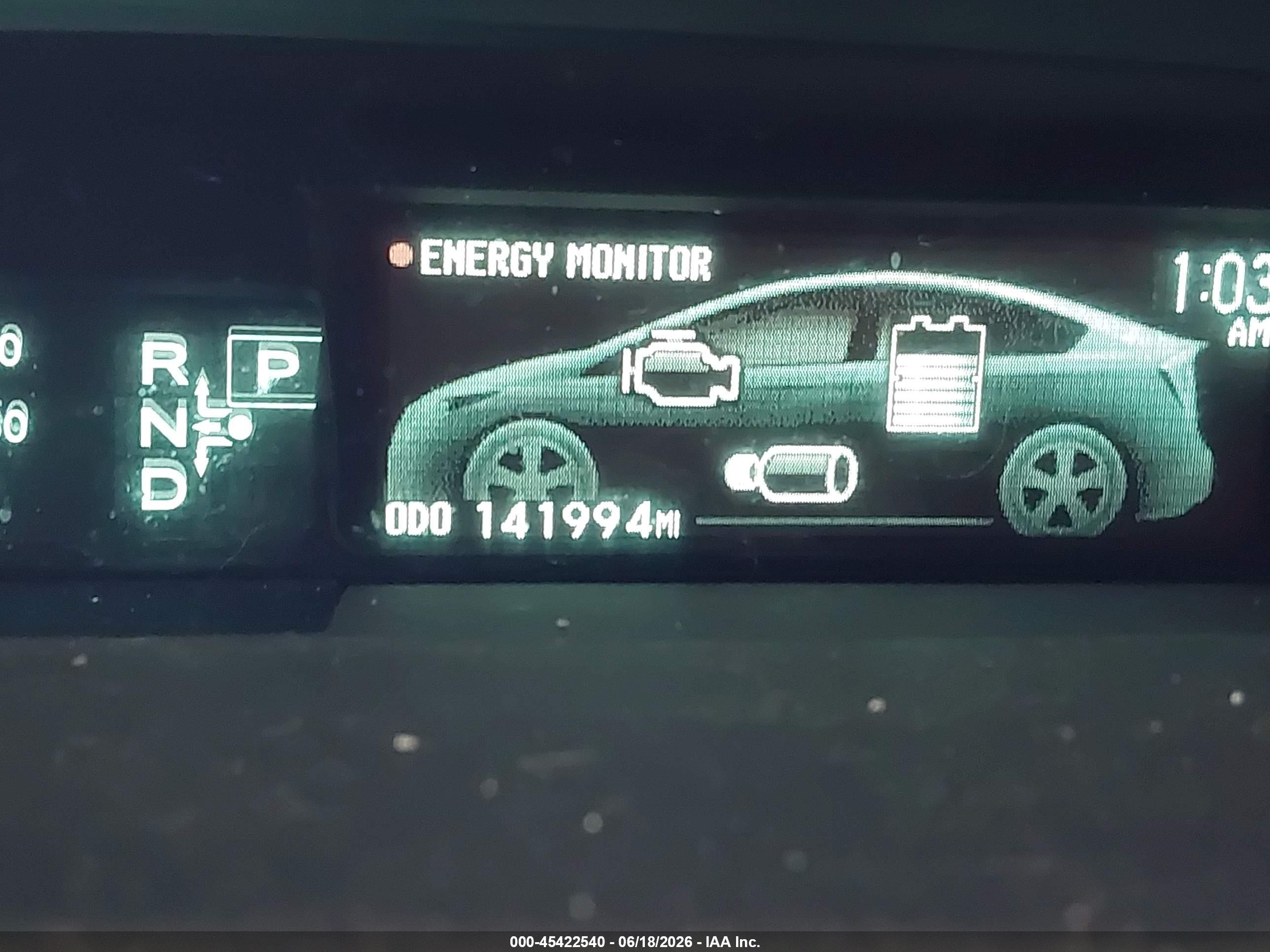 2012 Toyota Prius Four Gray vin: JTDKN3DU7C1545233