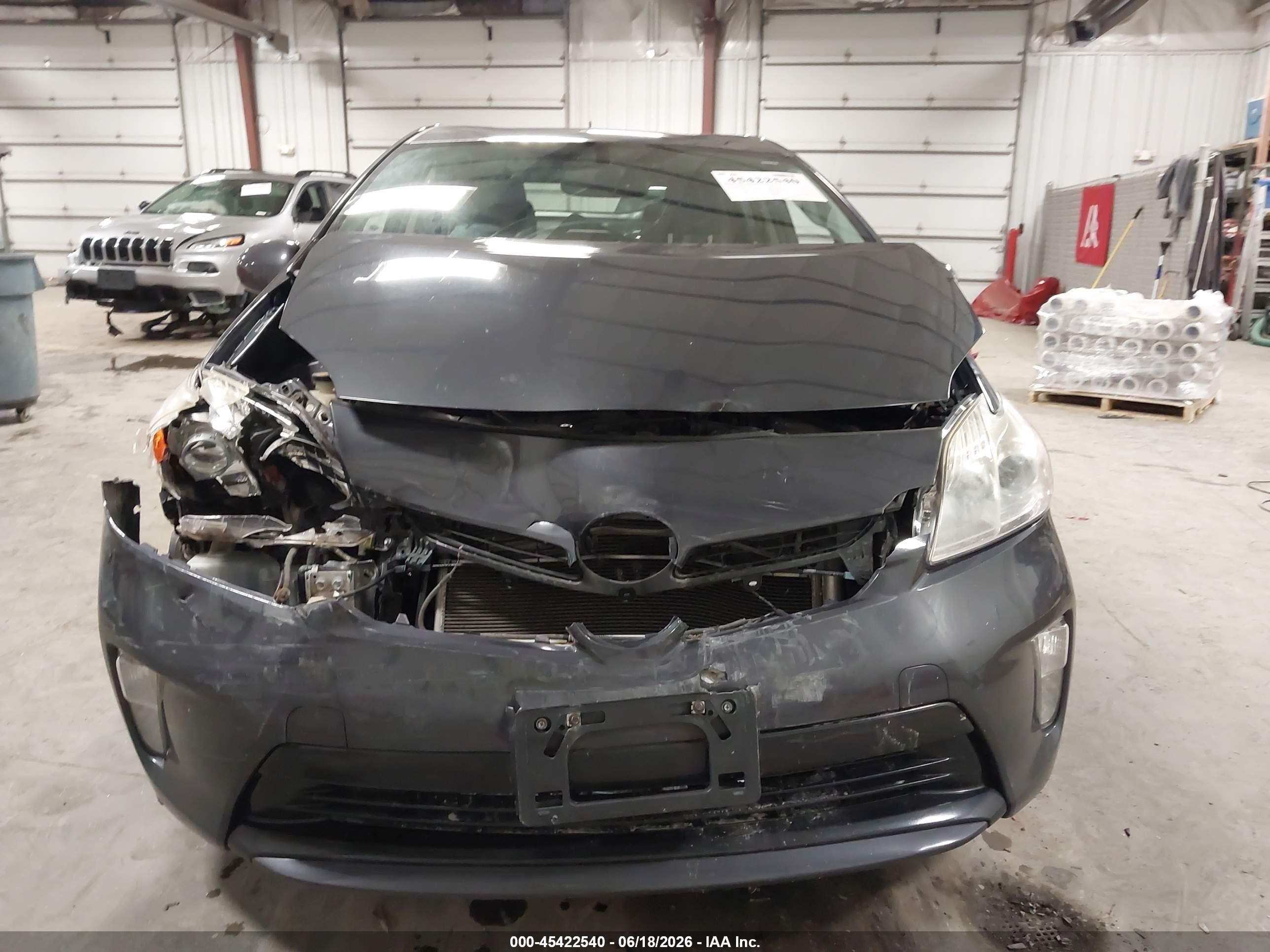 2012 Toyota Prius Four Gray vin: JTDKN3DU7C1545233