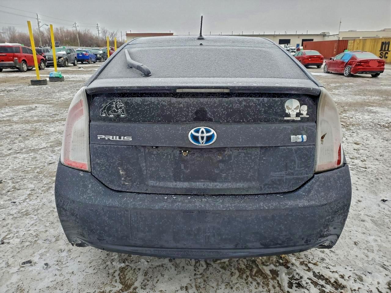 2012 Toyota Prius Gray vin: JTDKN3DU7C1554367