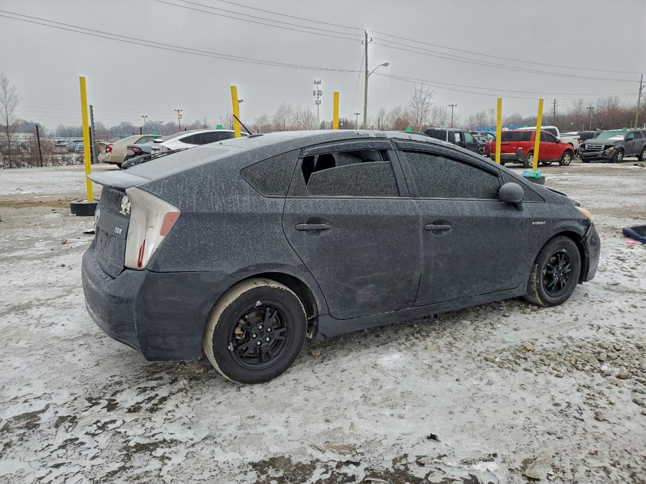 2012 Toyota Prius Gray vin: JTDKN3DU7C1554367