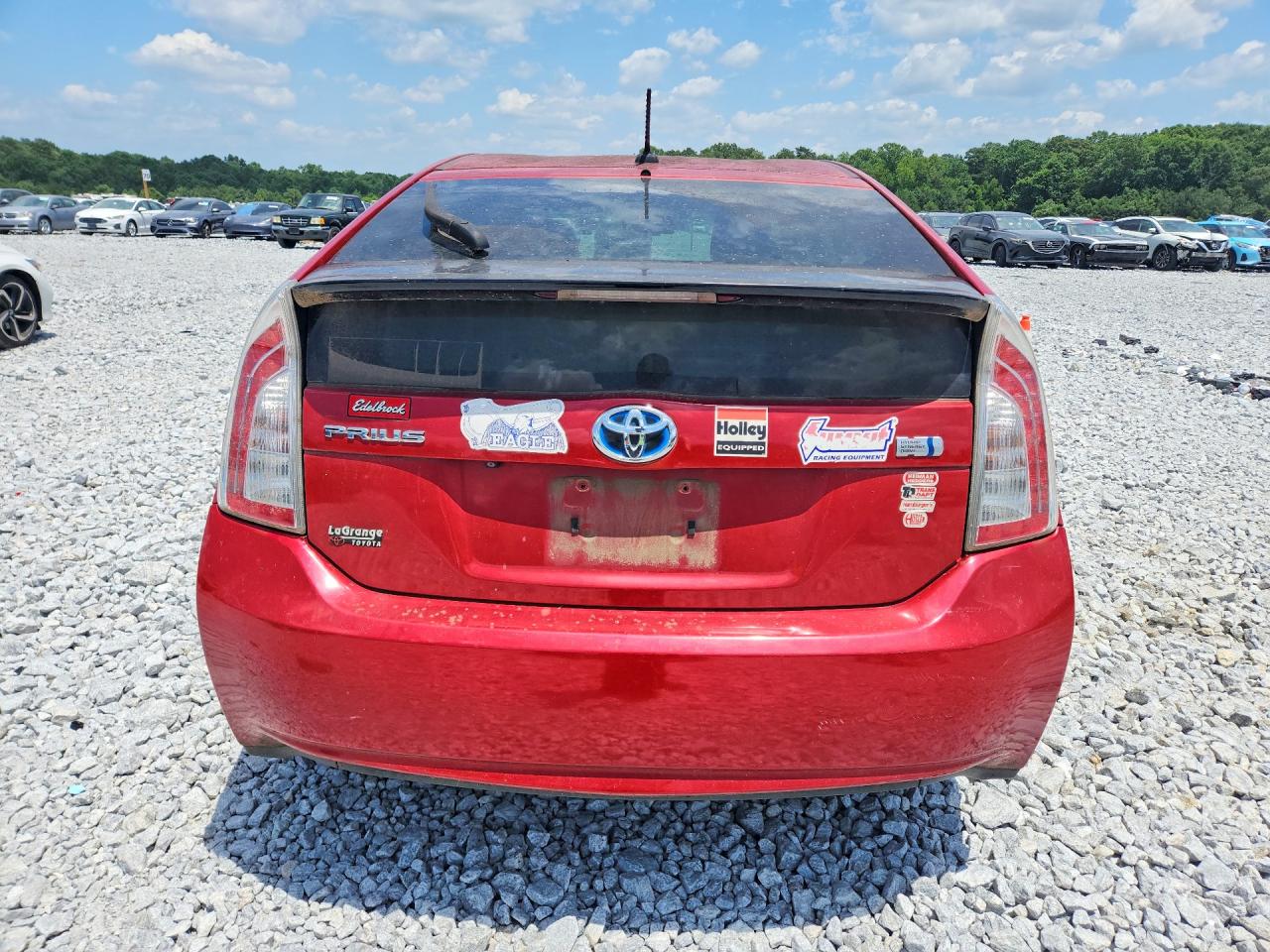 2012 Toyota Prius Three Red vin: JTDKN3DU7C1563585