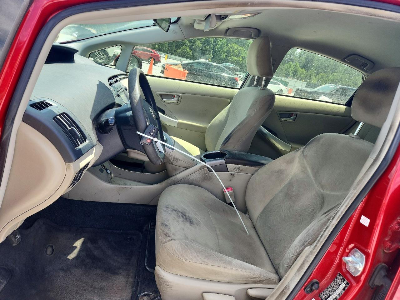 2012 Toyota Prius Three Red vin: JTDKN3DU7C1563585
