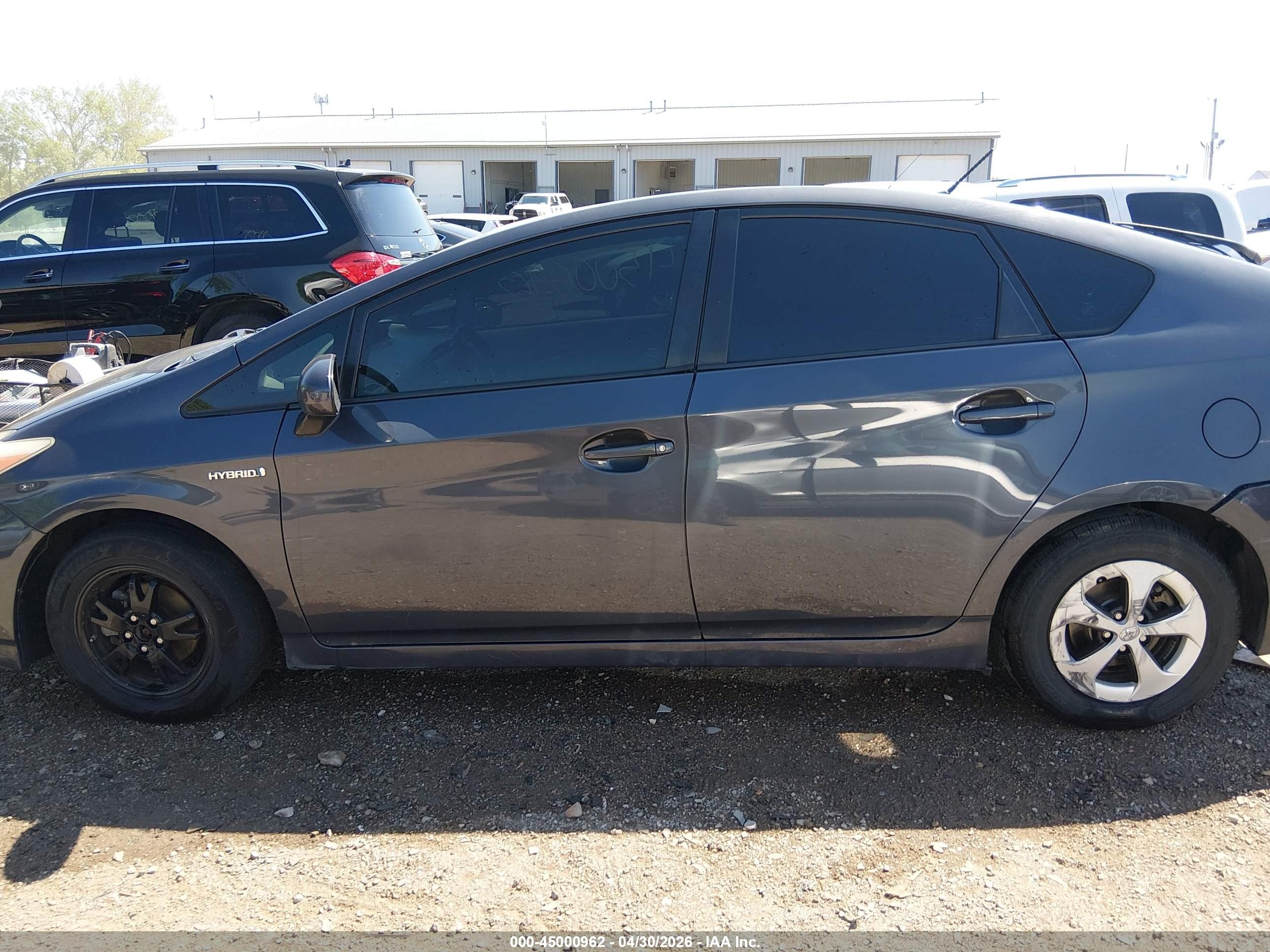 2012 Toyota Prius Two Gray vin: JTDKN3DU7C1585599