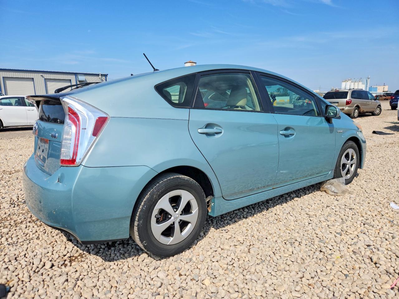 2012 Toyota Prius Two Turquoise vin: JTDKN3DU7C5410875
