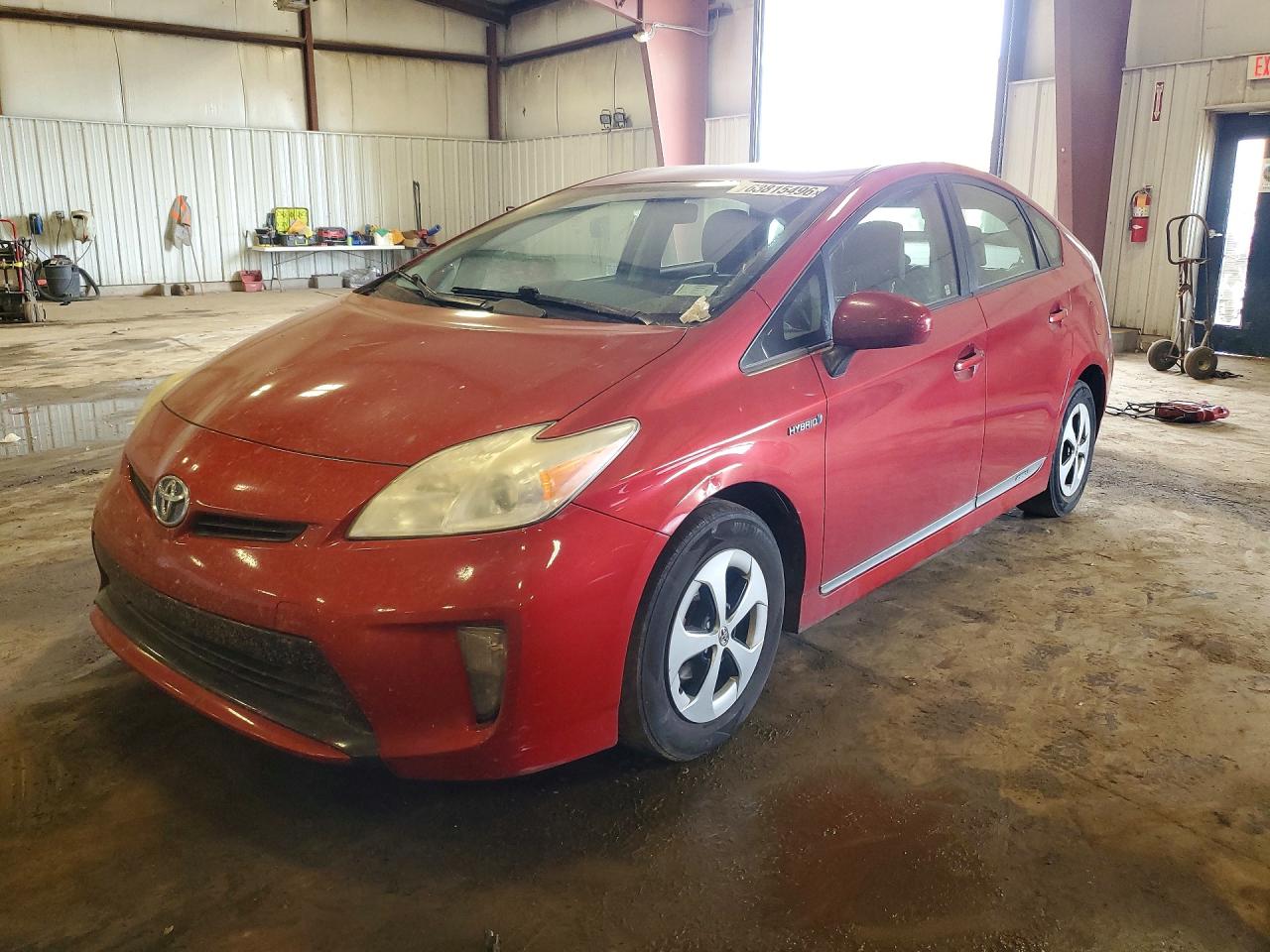 2012 Toyota Prius Two Red vin: JTDKN3DU7C5416935